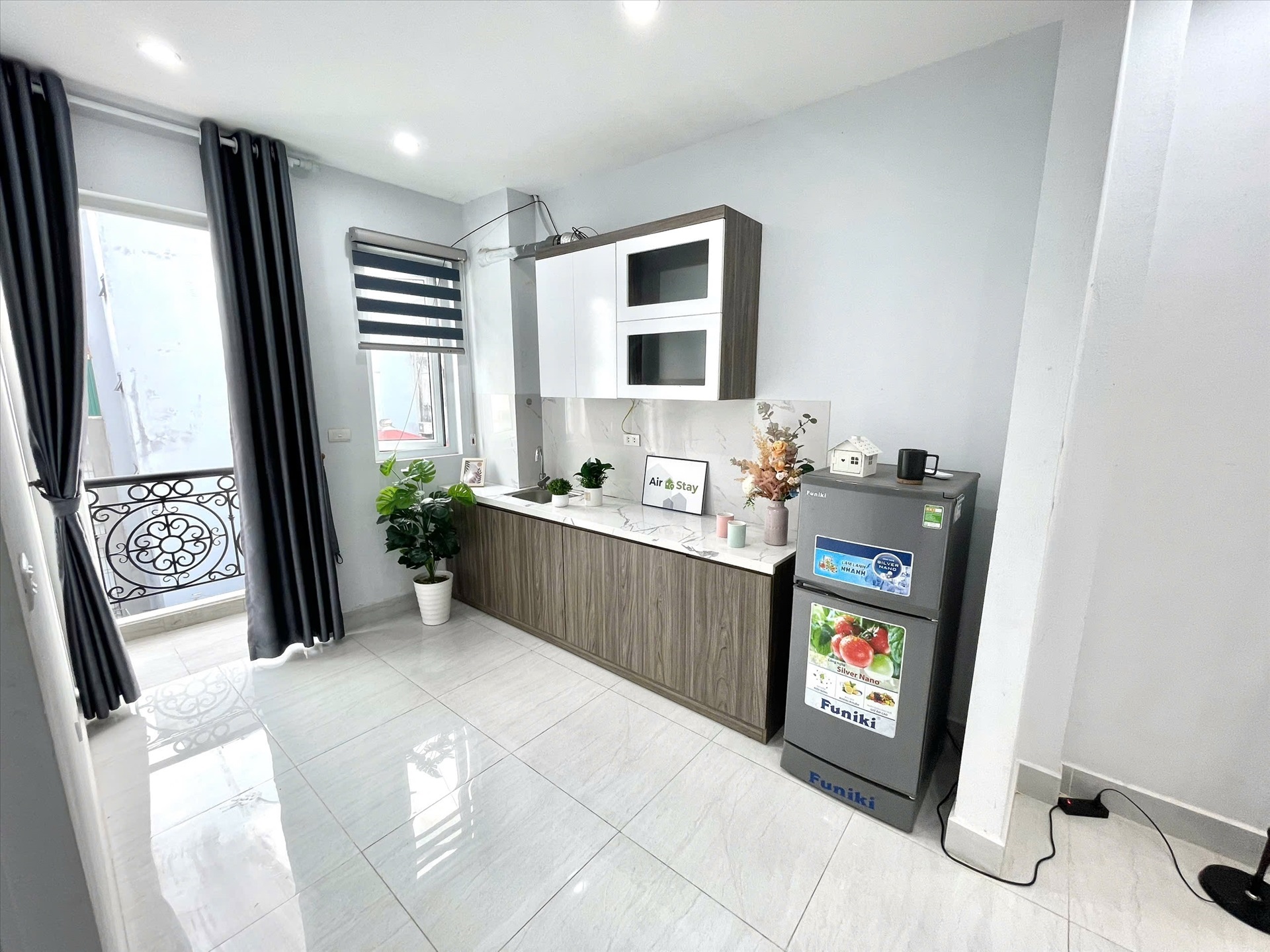 Phòng trọ Studio 30m2 tại Airstay Trần Đại Nghĩa - Hai Bà Trưng - Phòng bếp