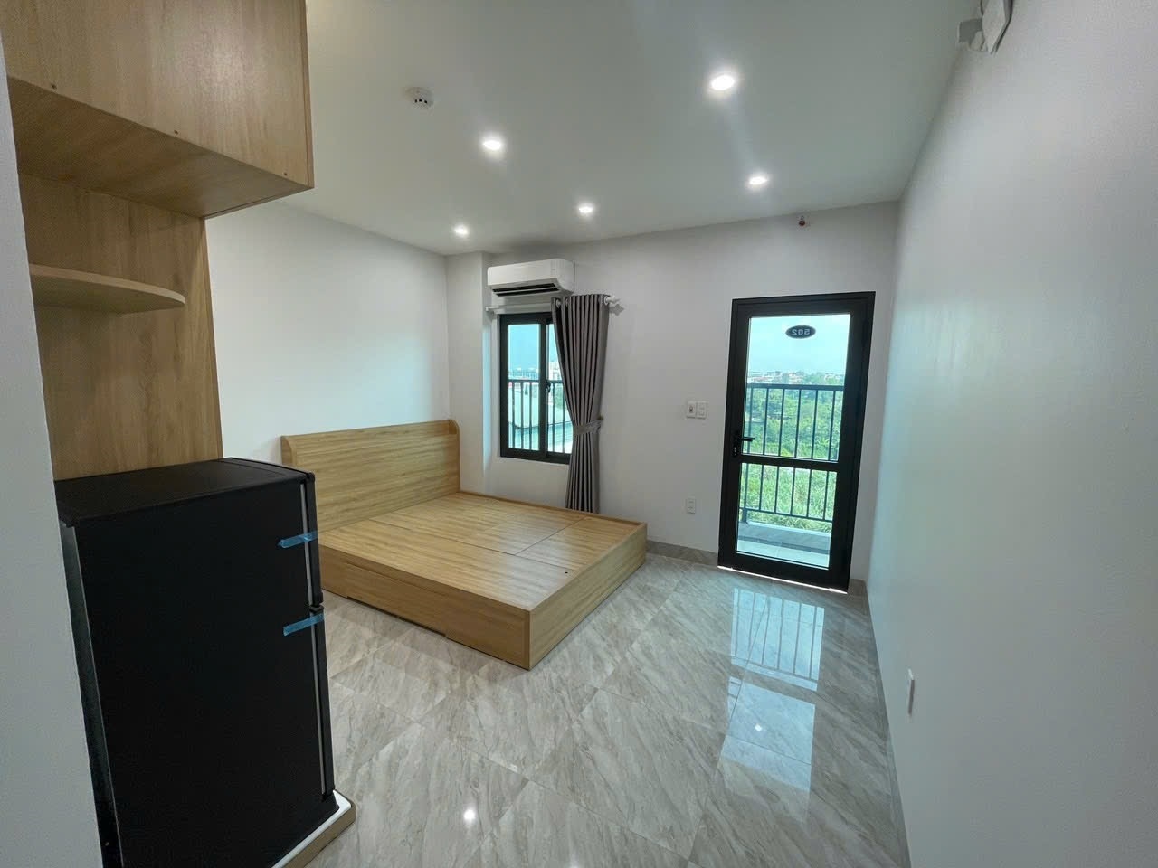 Phòng trọ Studio 25m2 tại LM Land 2 Trịnh Văn Bô - Nam Từ Liêm - Phòng ngủ