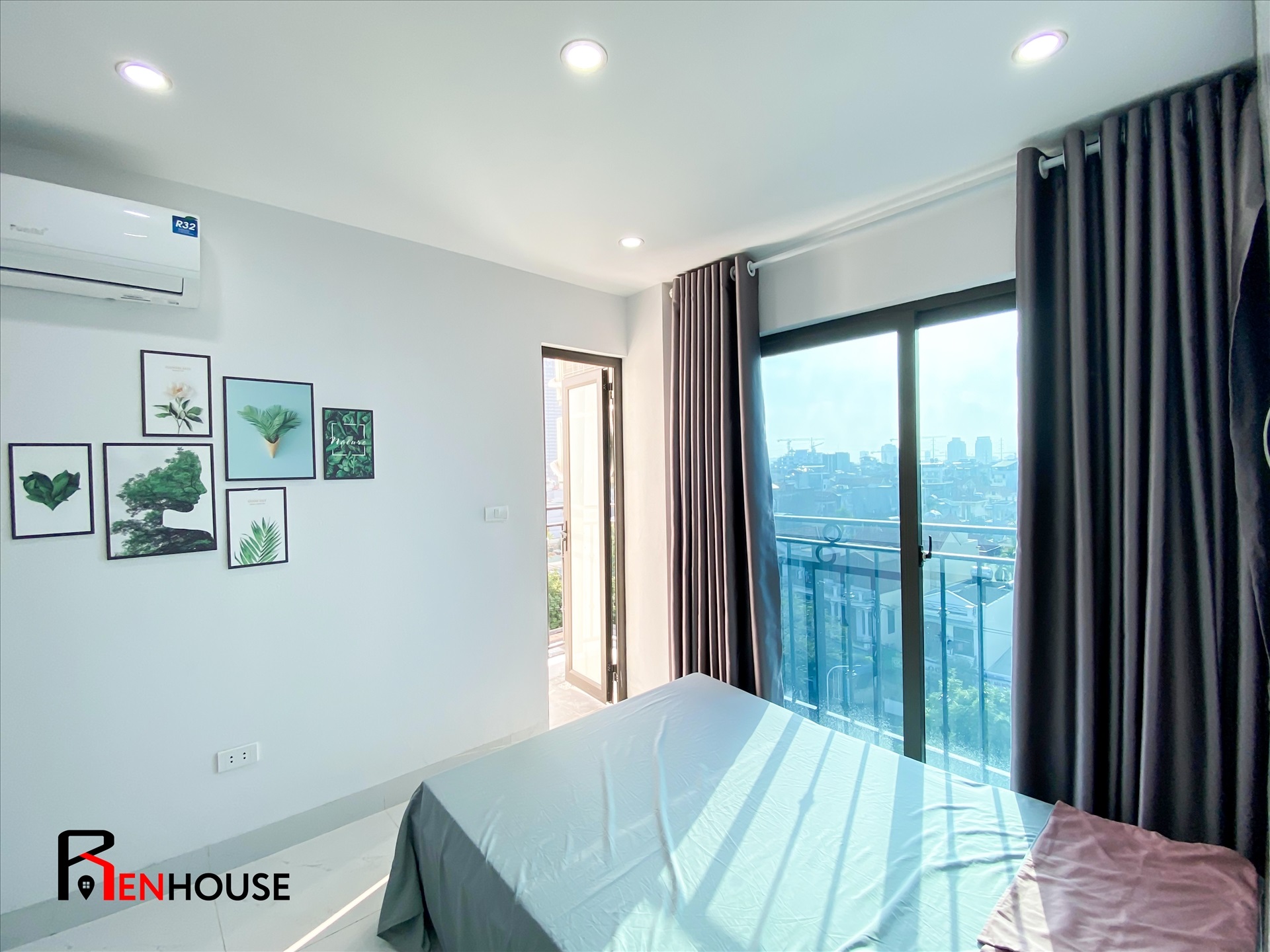 Phòng trọ Studio 22m2 tại RENHOUSE An Dương Vương - Tây Hồ - Phòng ngủ