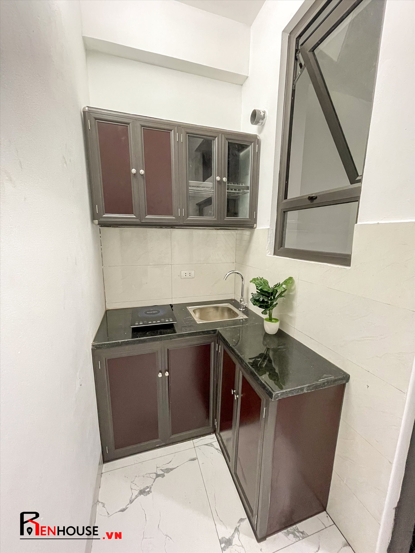 Phòng trọ 1 Phòng ngủ 35m2 tại RenHouse 2 Đại Lộ Thăng Long - Nam Từ Liêm - Phòng bếp