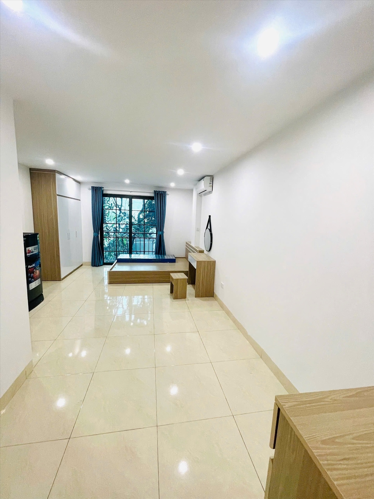 Phòng trọ Studio 25m2 tại LM Land Phú Đô - Nam Từ Liêm - Phòng ngủ