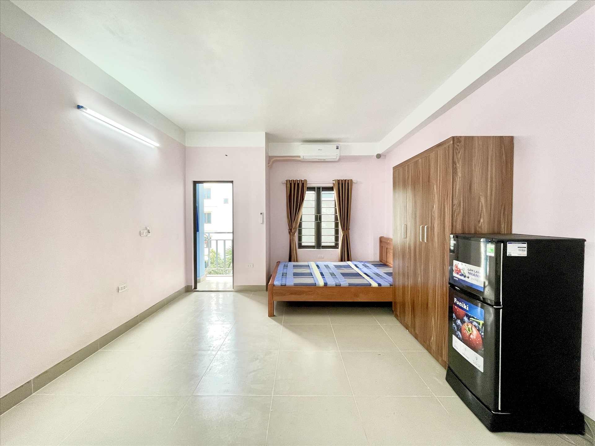 Phòng trọ Studio 25m2 tại LM Land 2 Đức Diễn - Bắc Từ Liêm - Phòng ngủ