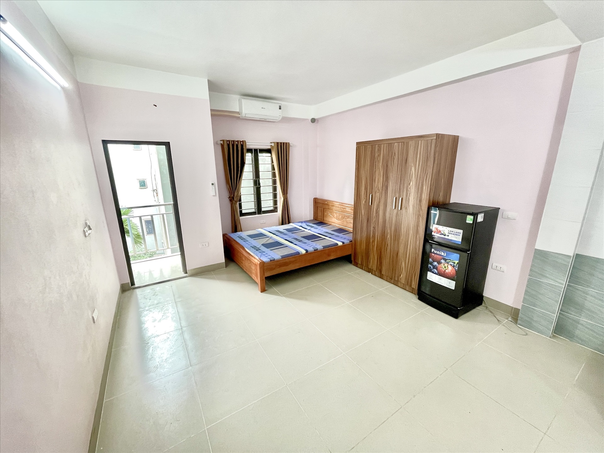 Phòng trọ Studio 25m2 tại LM Land 2 Đức Diễn - Bắc Từ Liêm - Phòng ngủ