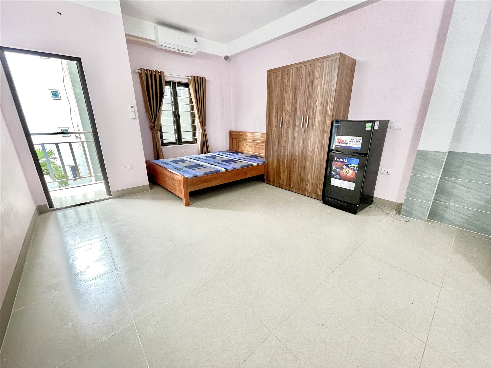 Phòng trọ Studio 25m2 tại LM Land 2 Đức Diễn - Bắc Từ Liêm - Phòng ngủ