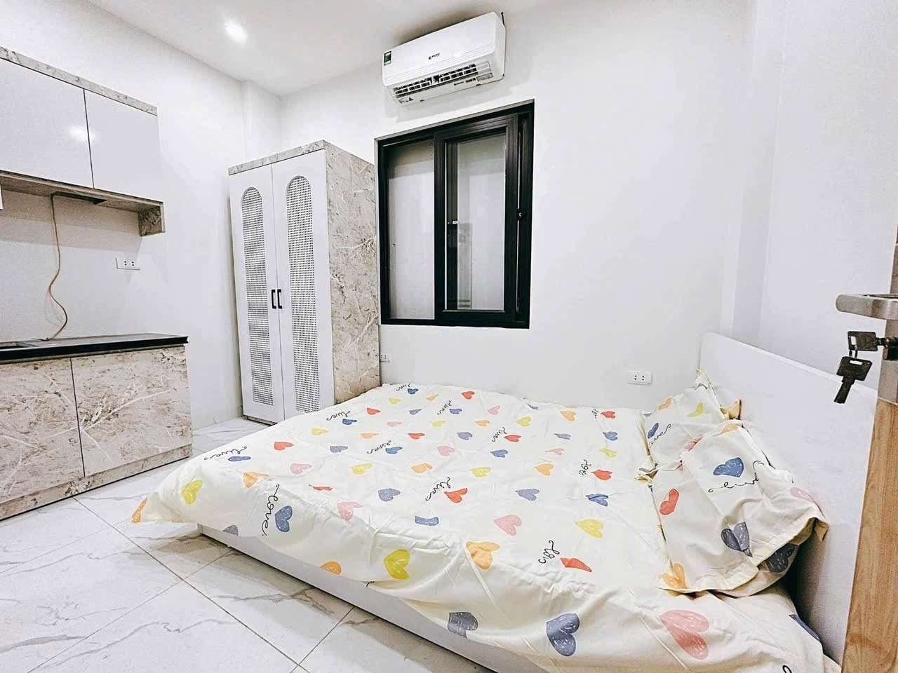 Phòng trọ Studio 25m2 tại LM Land Cầu Giấy - Cầu Giấy - Phòng ngủ