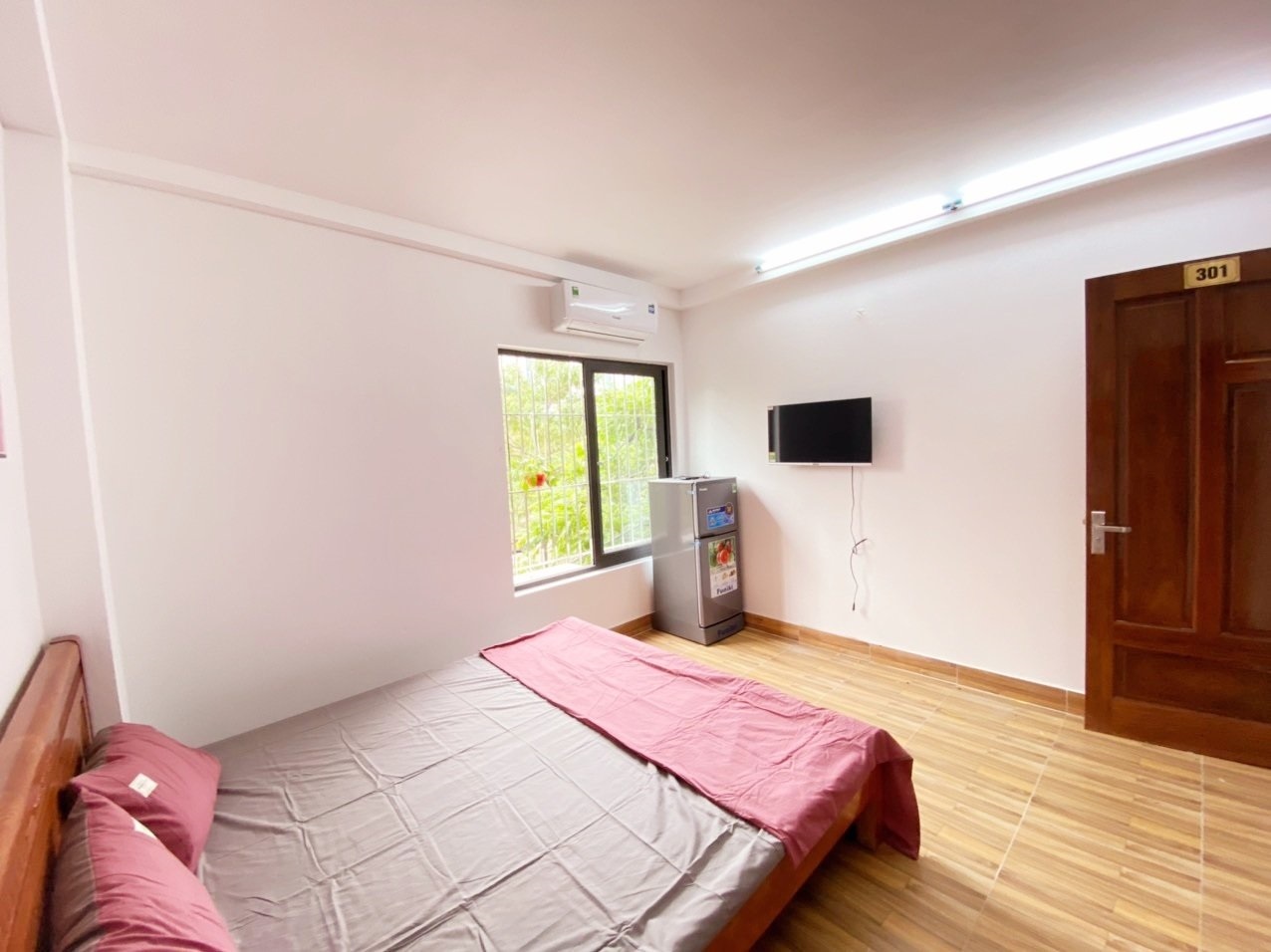 Phòng trọ Studio 25m2 tại Suha Home Khương Đình - Thanh Xuân - Phòng ngủ