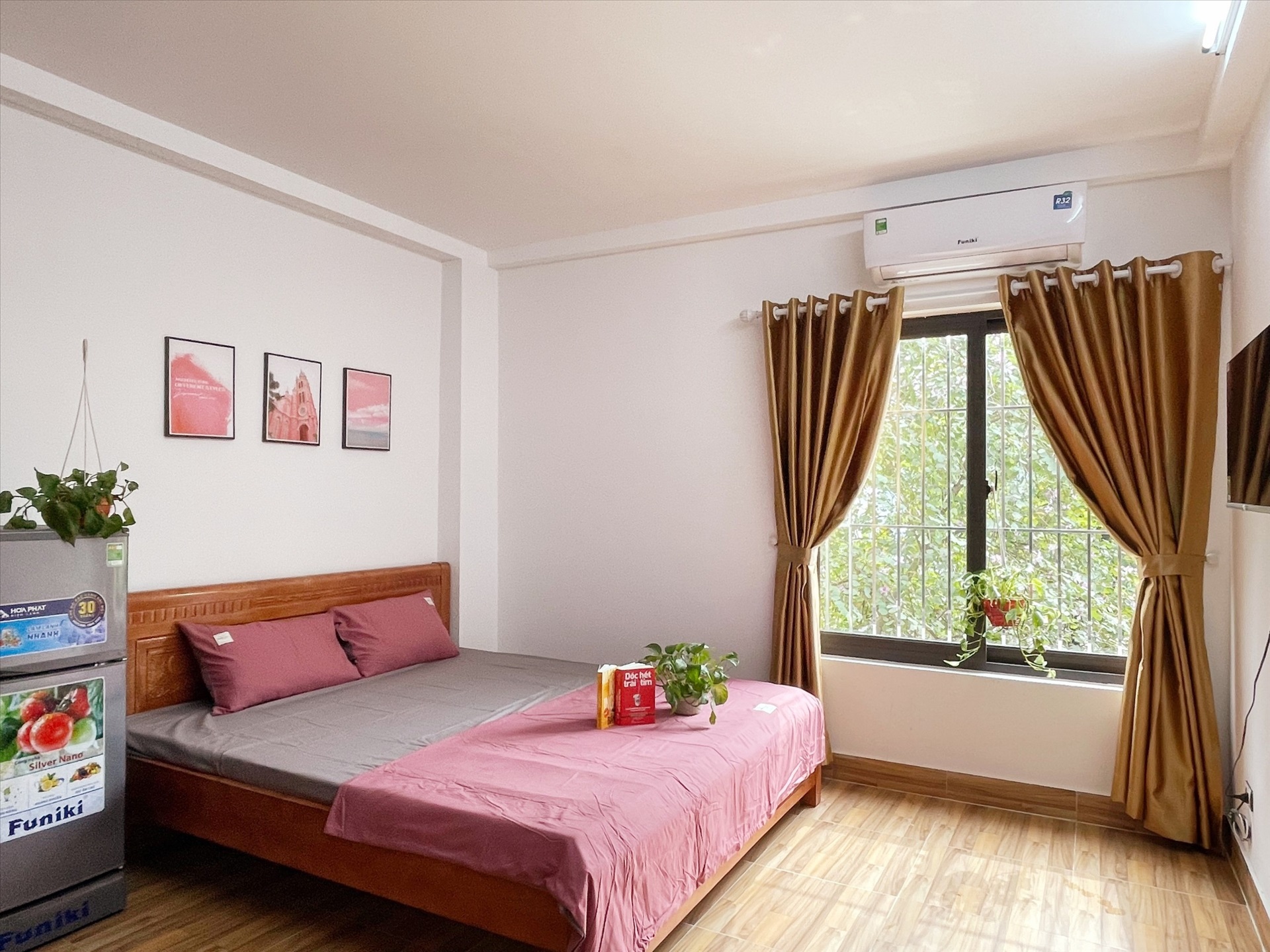 Phòng trọ Studio 25m2 tại Suha Home Khương Đình - Thanh Xuân - Phòng ngủ