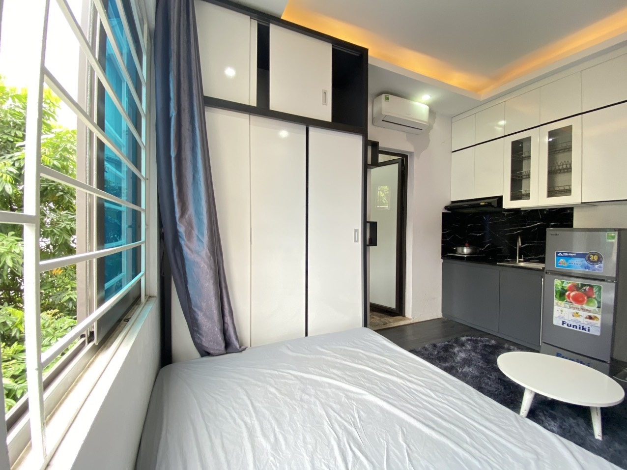 Phòng trọ Studio 25m2 tại NT House Lê Quang Đạo - Nam Từ Liêm - Phòng ngủ