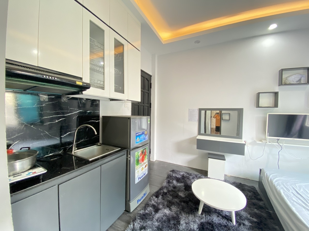 Phòng trọ Studio 25m2 tại NT House Lê Quang Đạo - Nam Từ Liêm - Phòng bếp