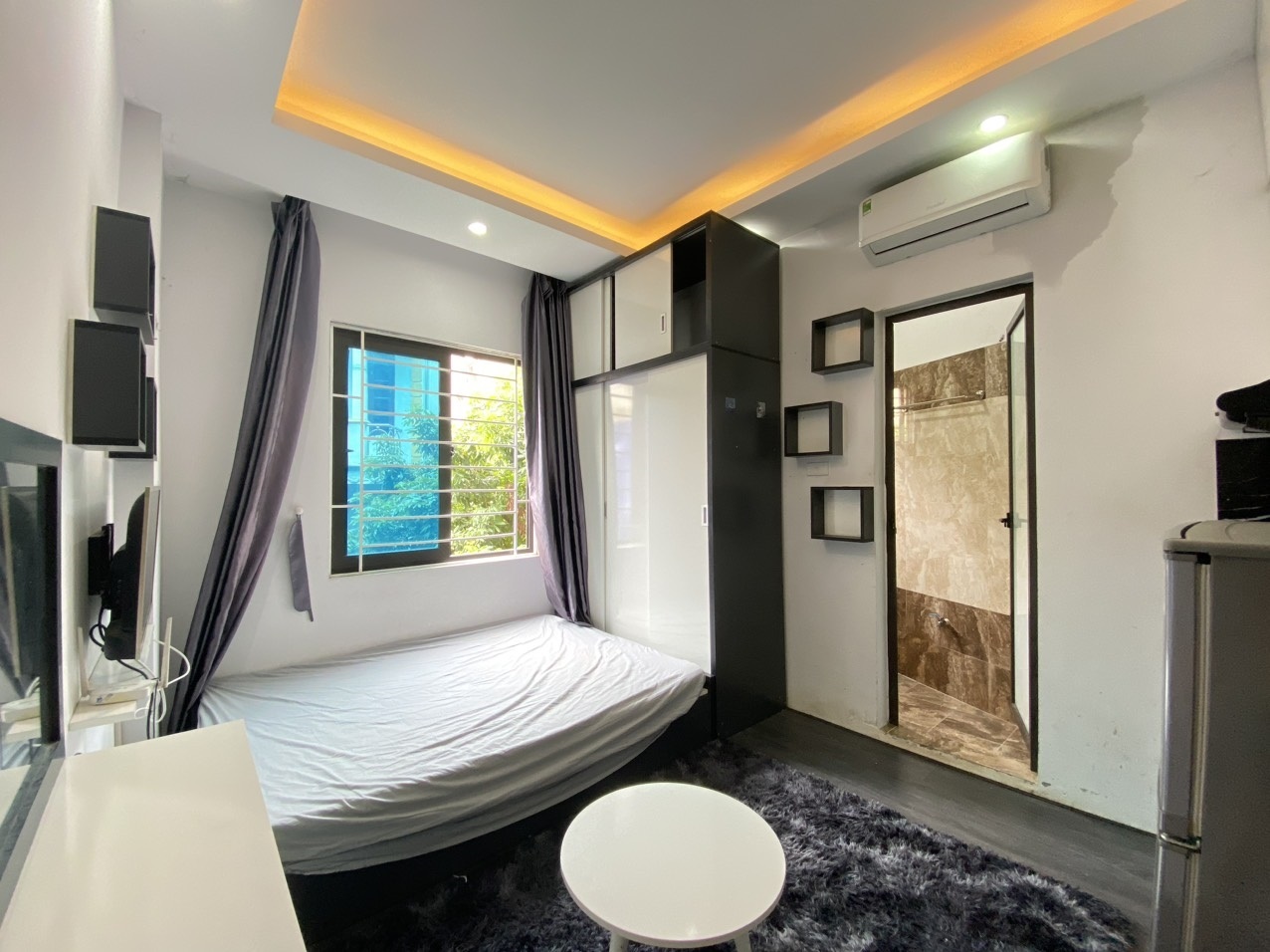 Phòng trọ Studio 25m2 tại NT House Lê Quang Đạo - Nam Từ Liêm - Phòng ngủ