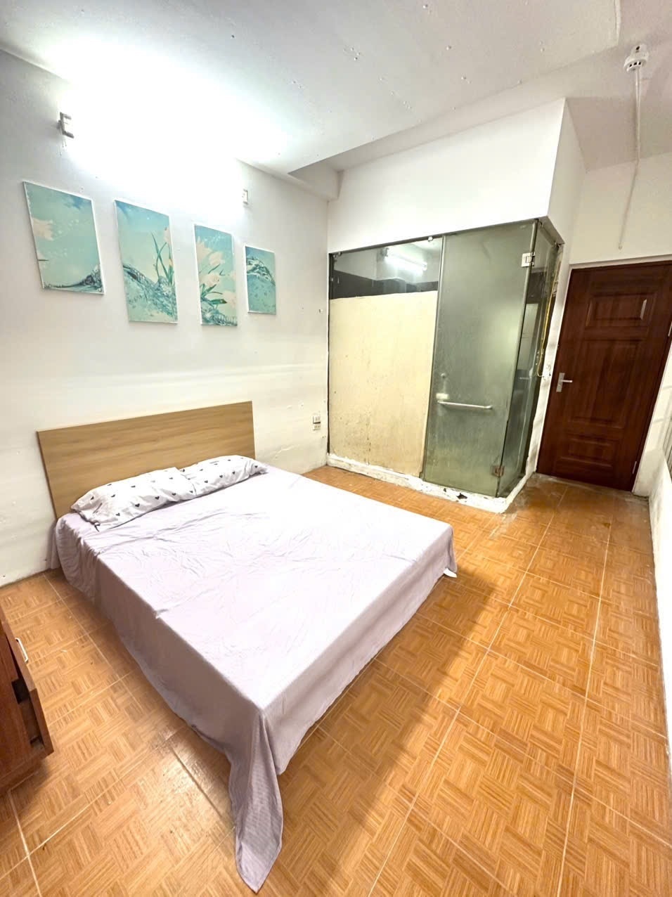 Phòng trọ Studio 25m2 tại Time House 2 Trần Duy Hưng - Cầu Giấy - Phòng ngủ