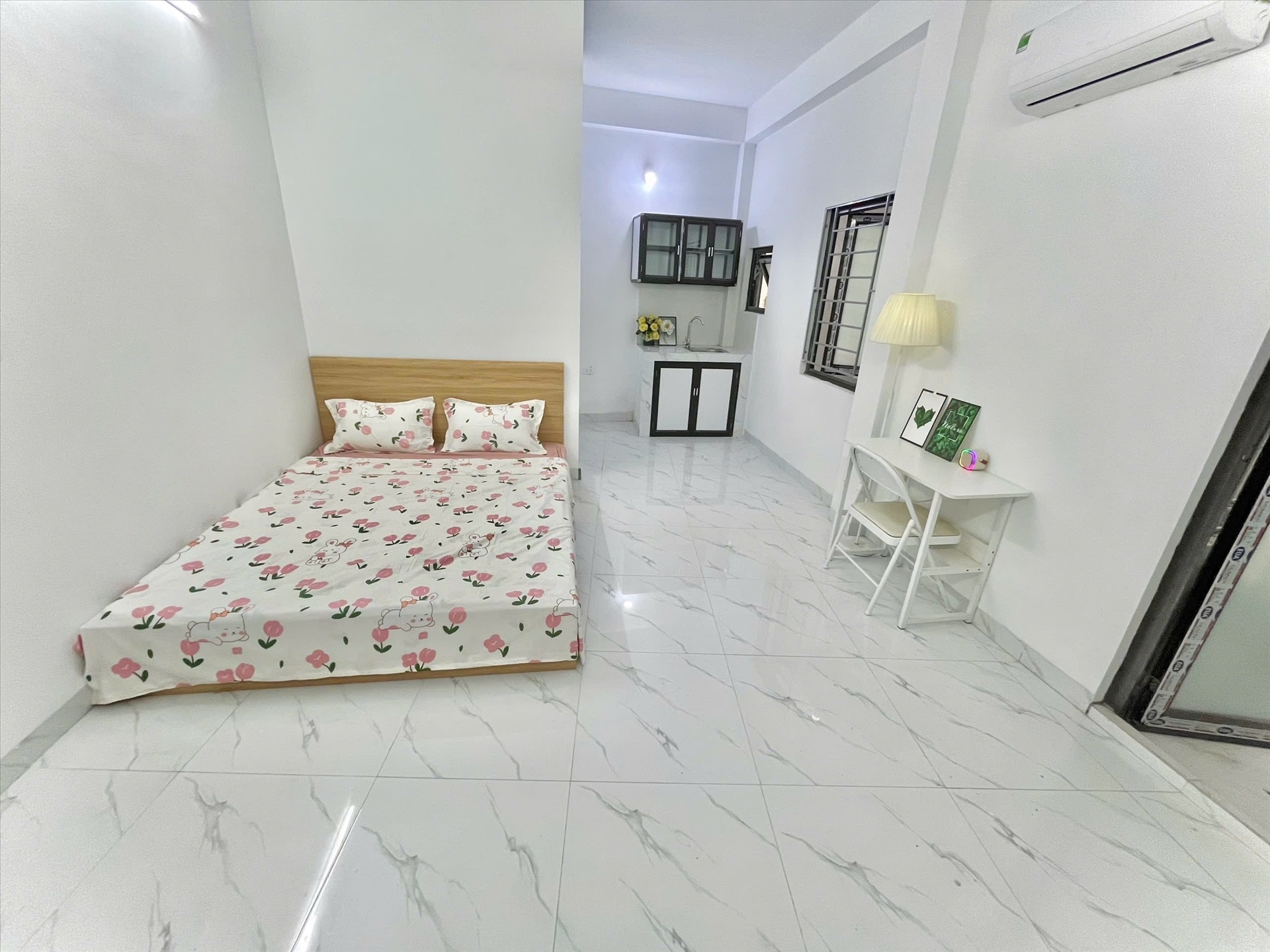 Phòng trọ Studio 27m2 tại Time House 1 Cổ Nhuế - Bắc Từ Liêm - Phòng ngủ