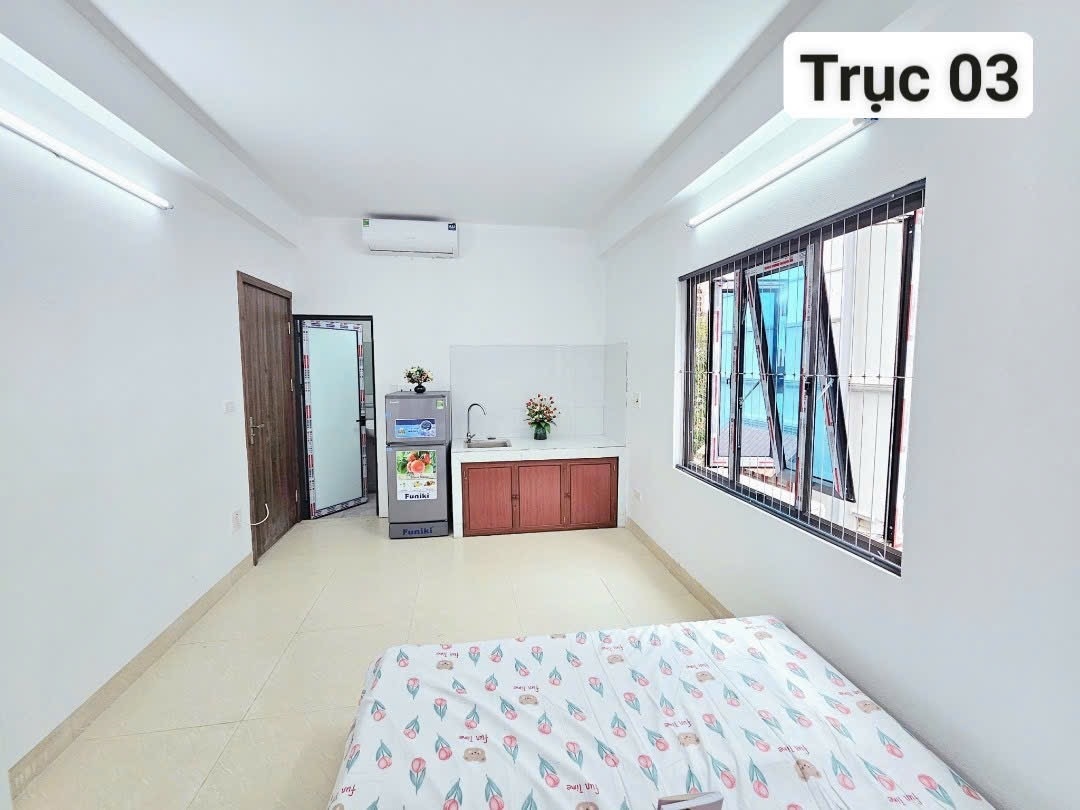 Phòng trọ Studio 27m2 tại Time House 5 Cổ Nhuế - Bắc Từ Liêm - Phòng ngủ