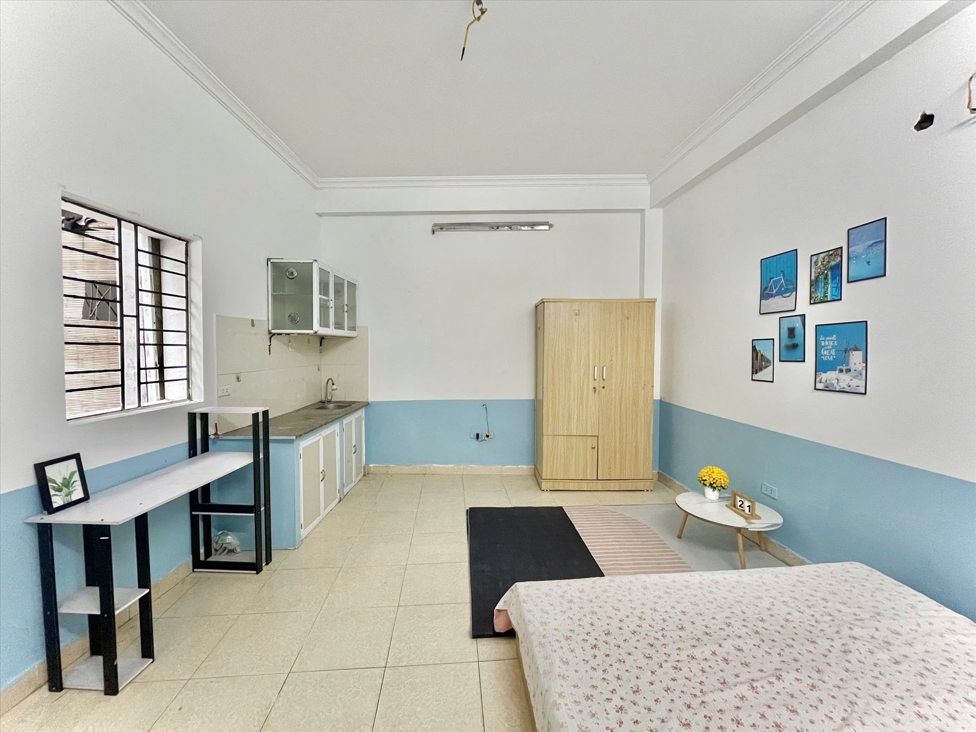 Phòng trọ Studio 25m2 tại Timehouse Yên Hòa - Cầu Giấy - Phòng bếp