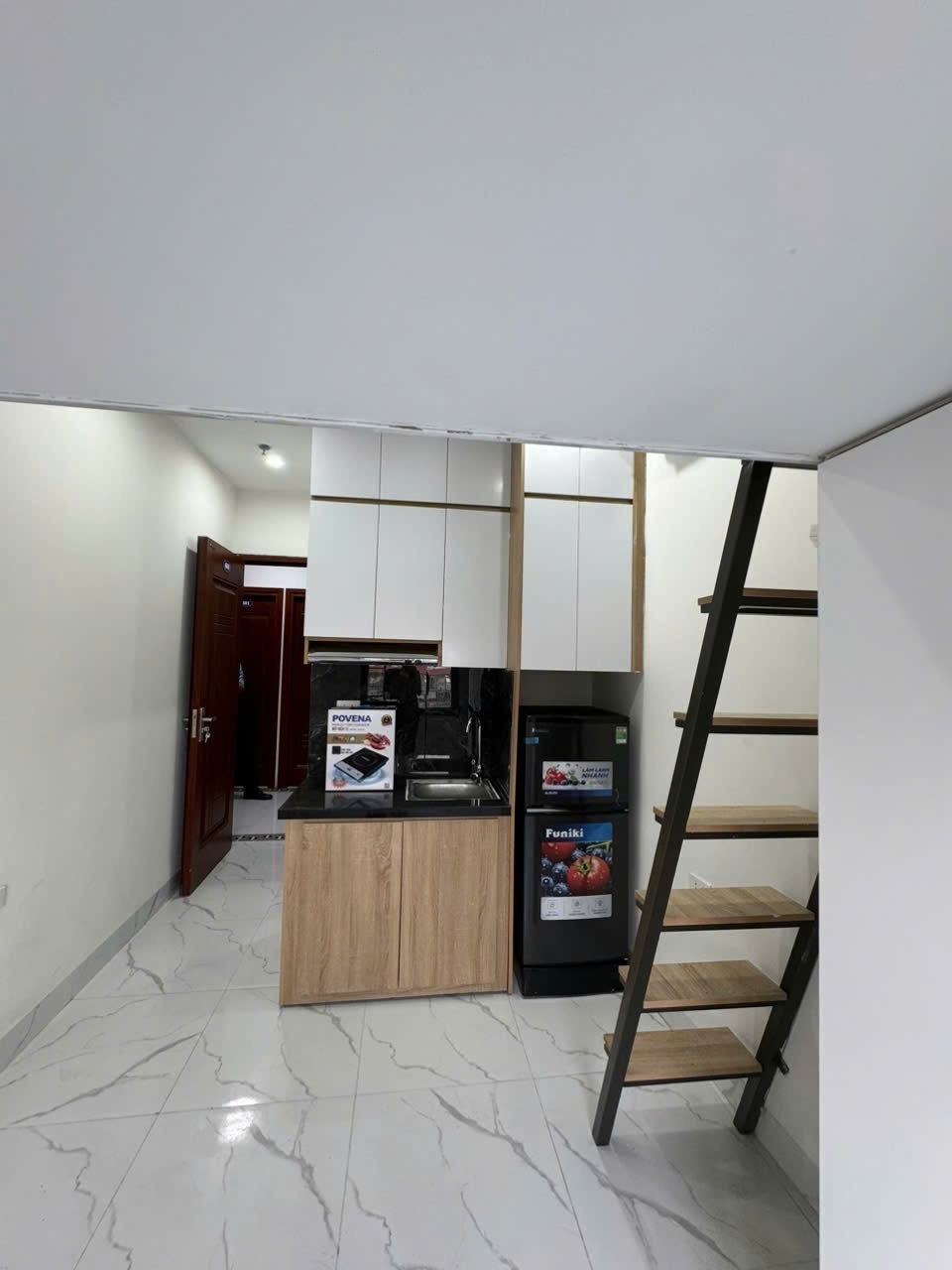 Phòng trọ Duplex 25m2 tại NTV Apartment Phương Mai - Đống Đa - Phòng bếp