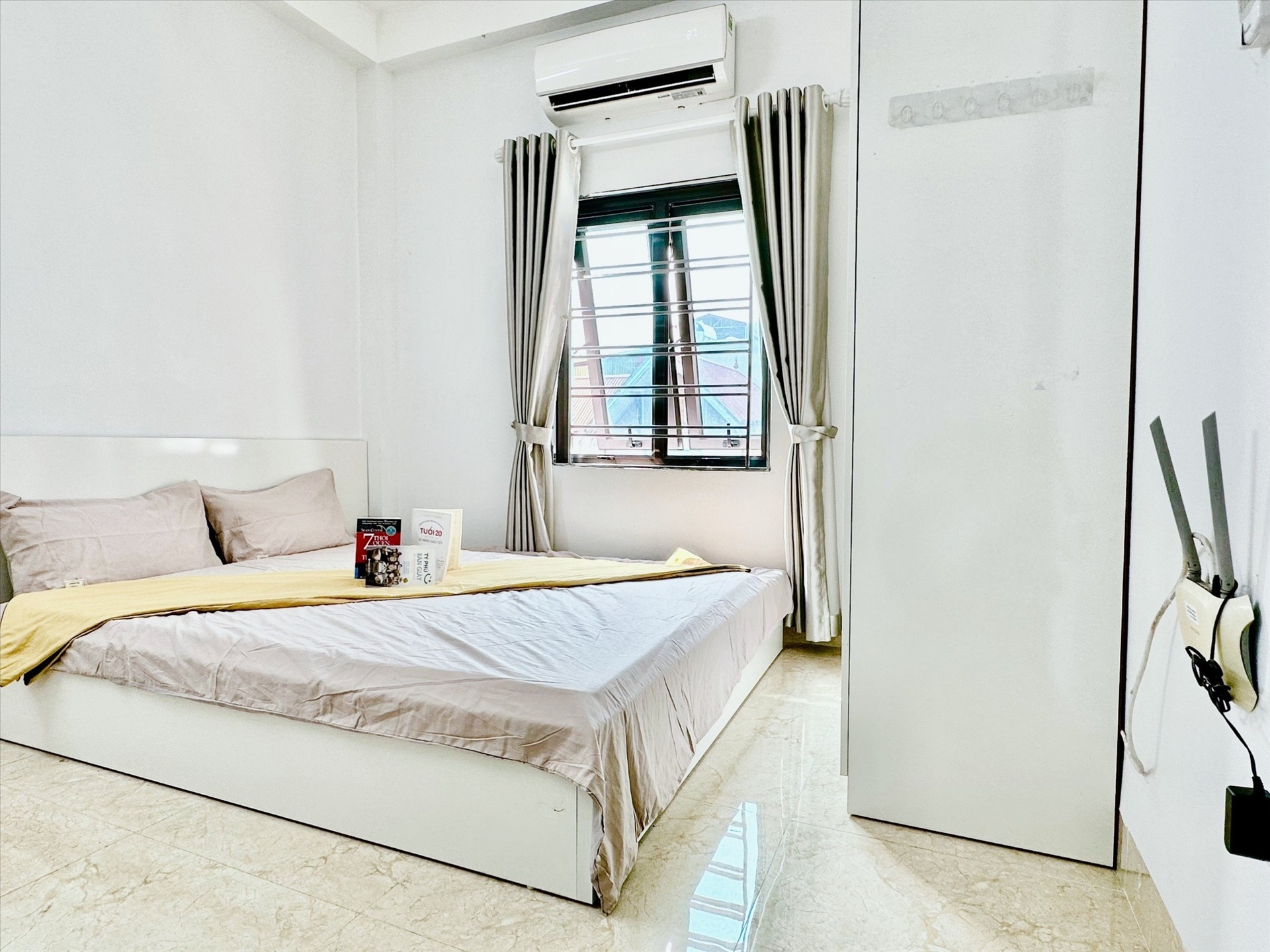 Phòng trọ Studio 25m2 tại Time House 4 Cổ Nhuế - Bắc Từ Liêm - Phòng ngủ