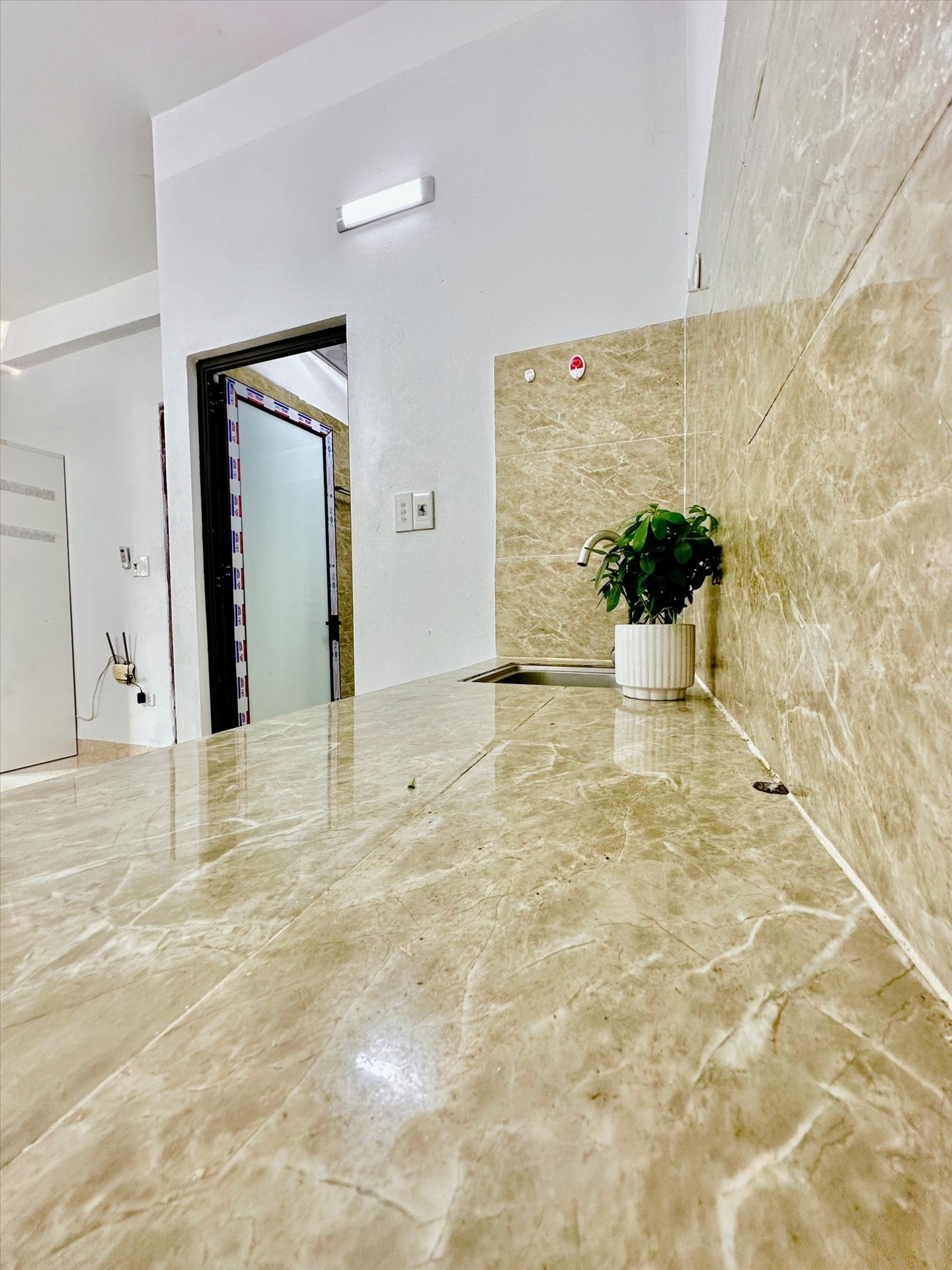 Phòng trọ Studio 25m2 tại Time House 4 Cổ Nhuế - Bắc Từ Liêm - Phòng bếp