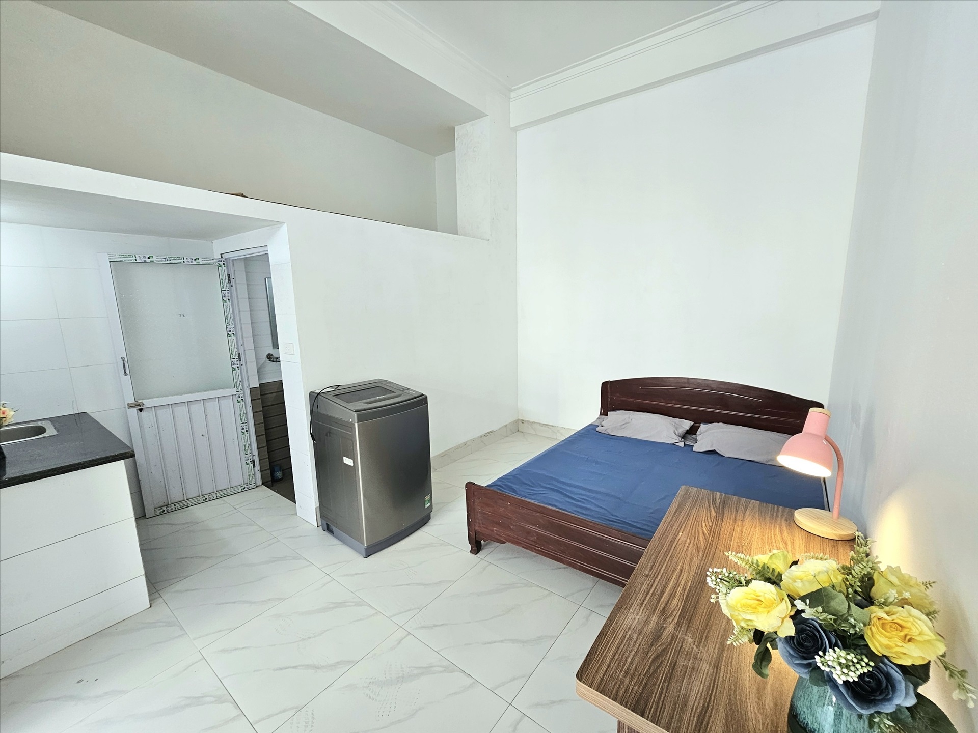 Phòng trọ Studio 30m2 tại Time House 8 Cổ Nhuế - Bắc Từ Liêm - Phòng ngủ