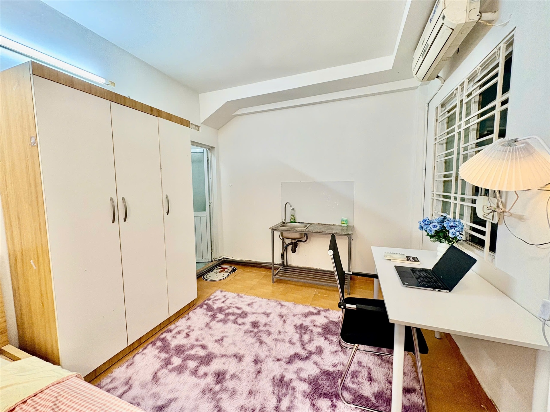 Phòng trọ Studio 25m2 tại Time House Trung Kính - Cầu Giấy - Phòng bếp