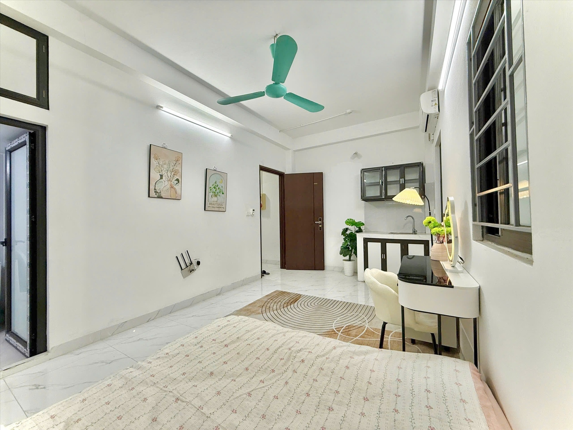 Phòng trọ Studio 25m2 tại Time House 1 Cổ Nhuế - Bắc Từ Liêm - Phòng khách