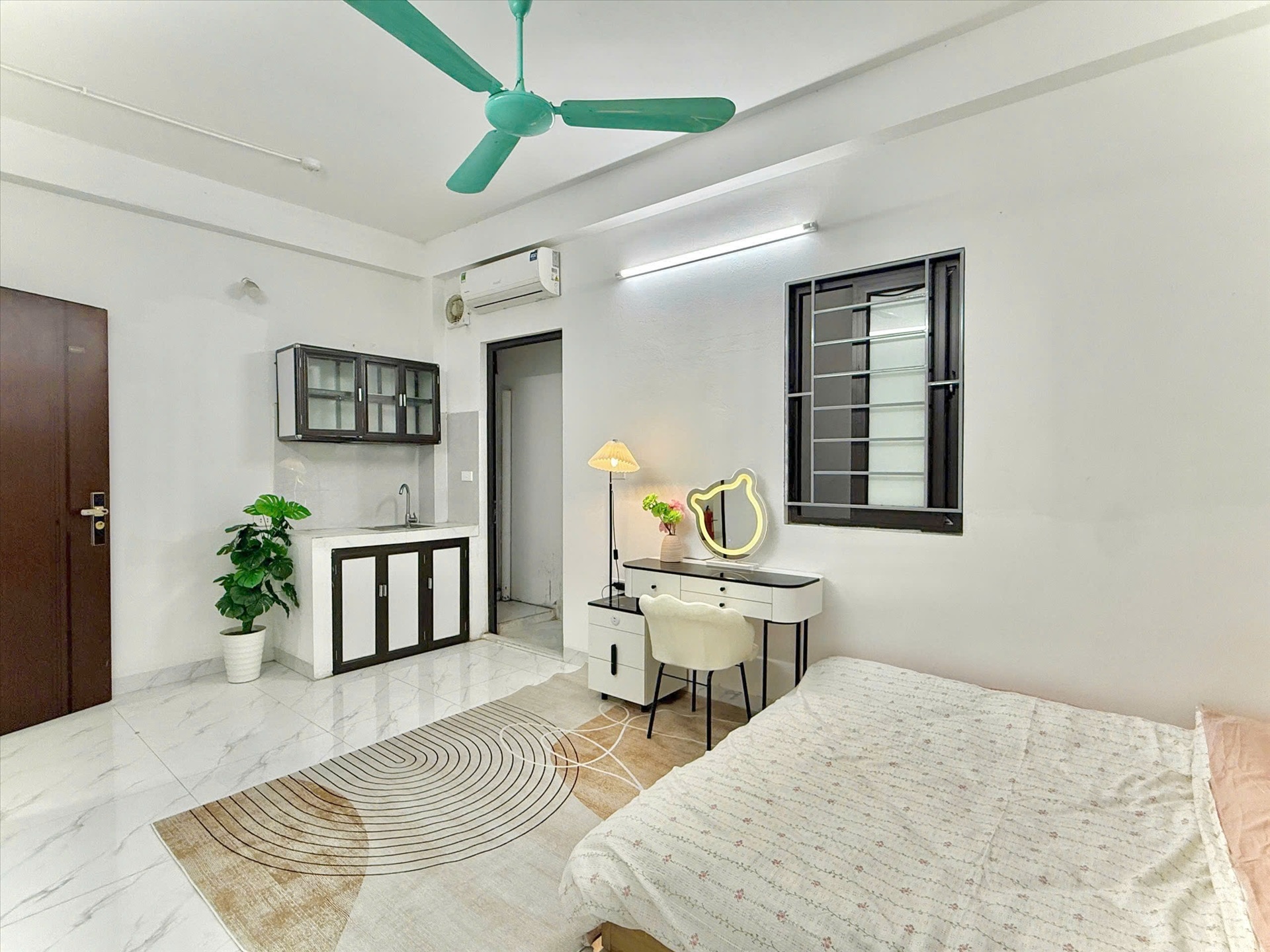 Phòng trọ Studio 25m2 tại Time House 1 Cổ Nhuế - Bắc Từ Liêm - Phòng bếp