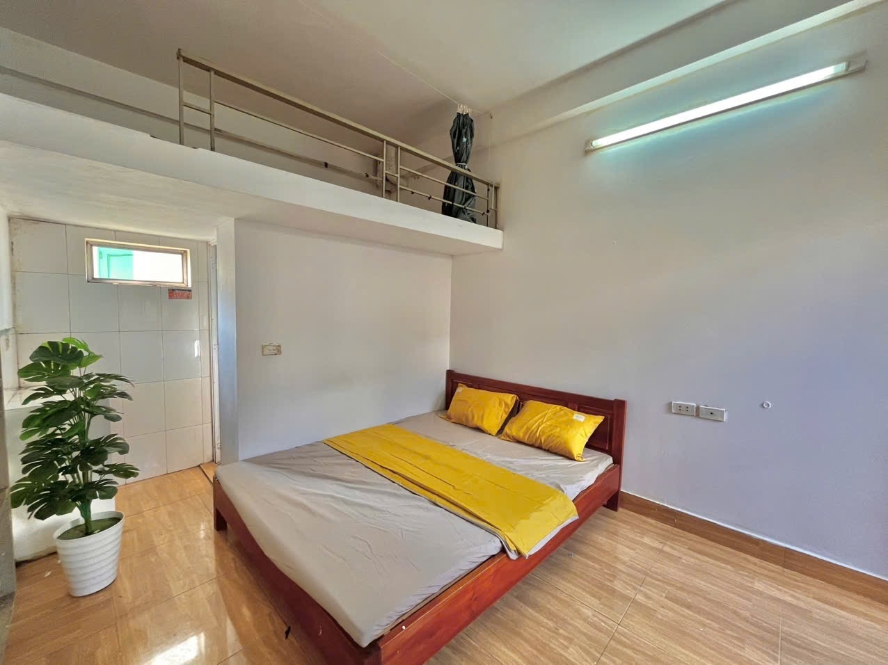 Phòng trọ Duplex 25m2 tại Timehouse 5 Phú Mỹ - Nam Từ Liêm - Phòng ngủ