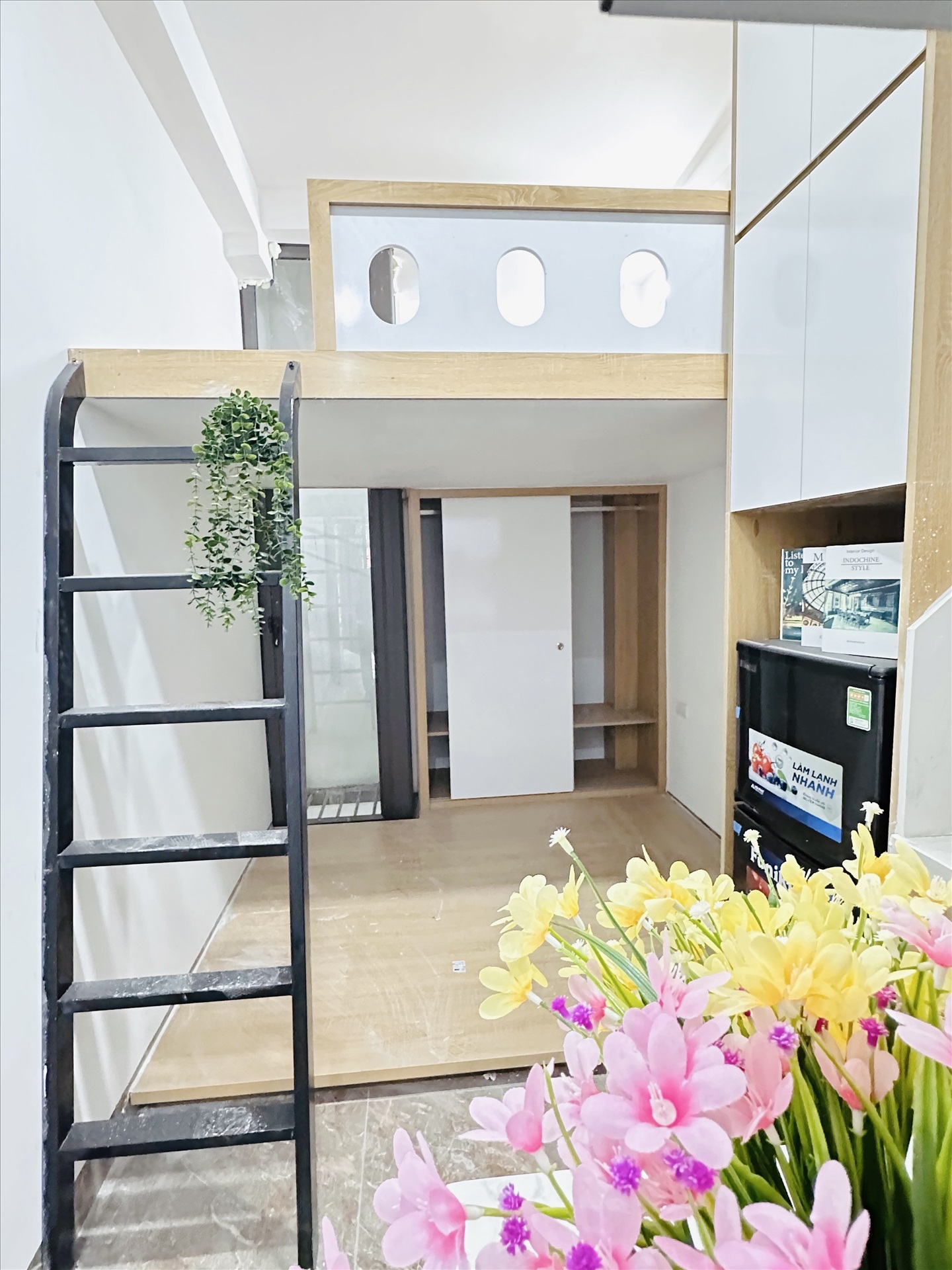 Phòng trọ Duplex 20m2 tại Suha Home Trần Khát Chân - Hai Bà Trưng - Phòng ngủ