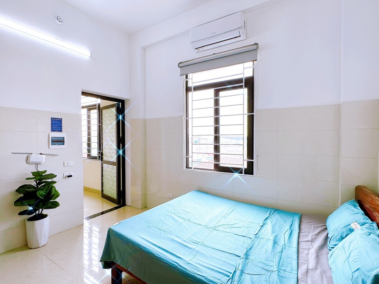 Phòng trọ Duplex 25m2 tại Timehouse 2 Phú Diễn - Bắc Từ Liêm - Phòng ngủ