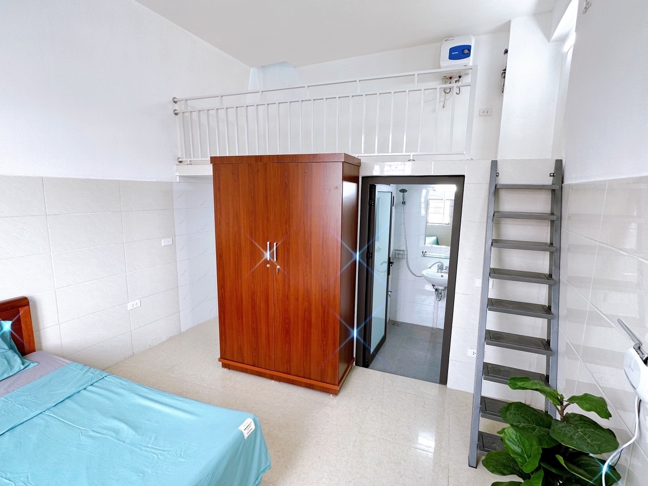 Phòng trọ Duplex 25m2 tại Timehouse 2 Phú Diễn - Bắc Từ Liêm - Phòng ngủ