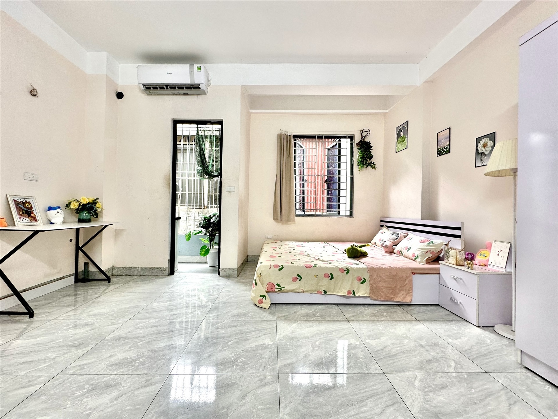 Phòng trọ Studio 30m2 tại Timehouse Thiên Hiền - Nam Từ Liêm - Phòng ngủ