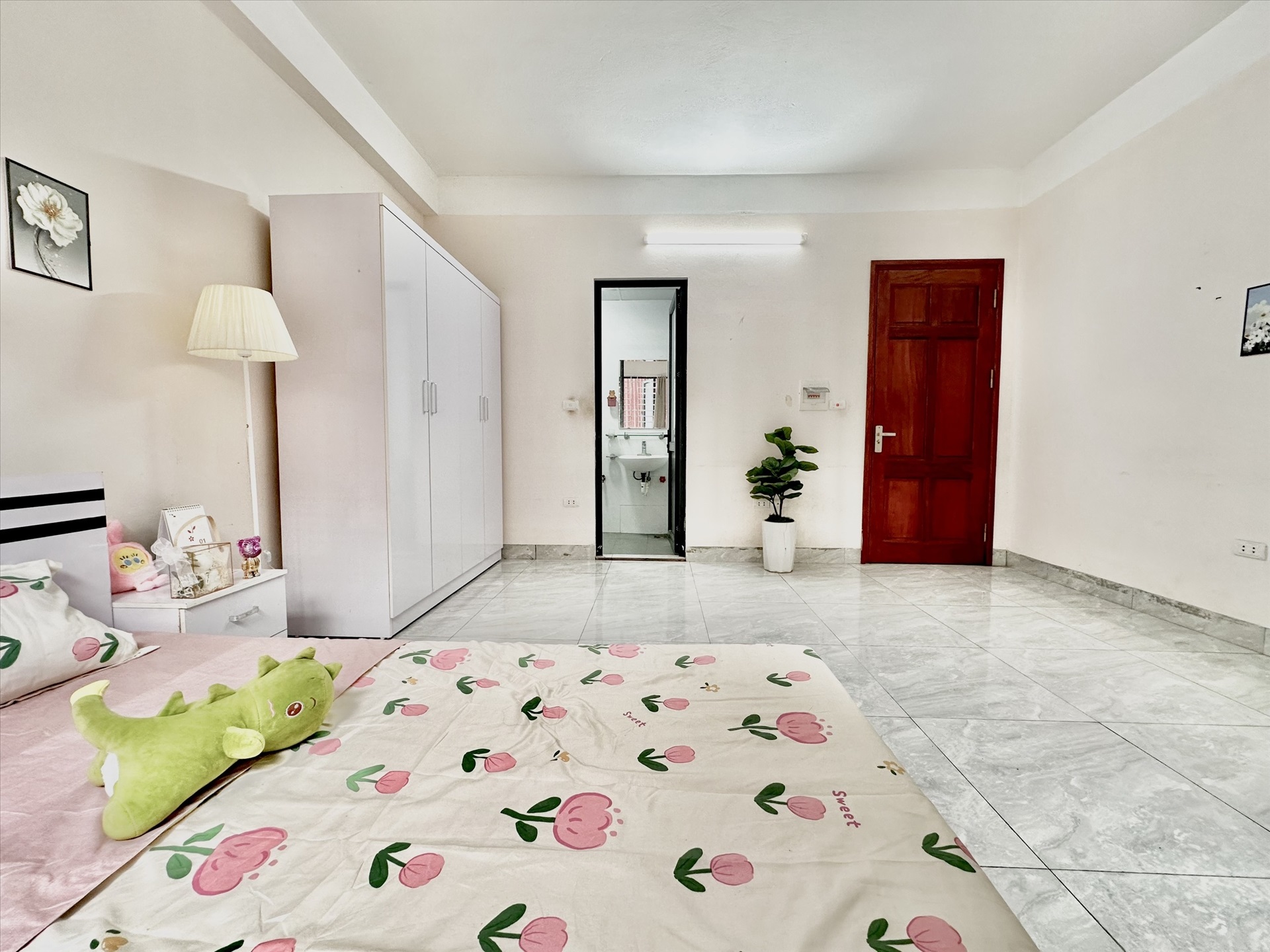 Phòng trọ Studio 30m2 tại Timehouse Thiên Hiền - Nam Từ Liêm - Phòng ngủ