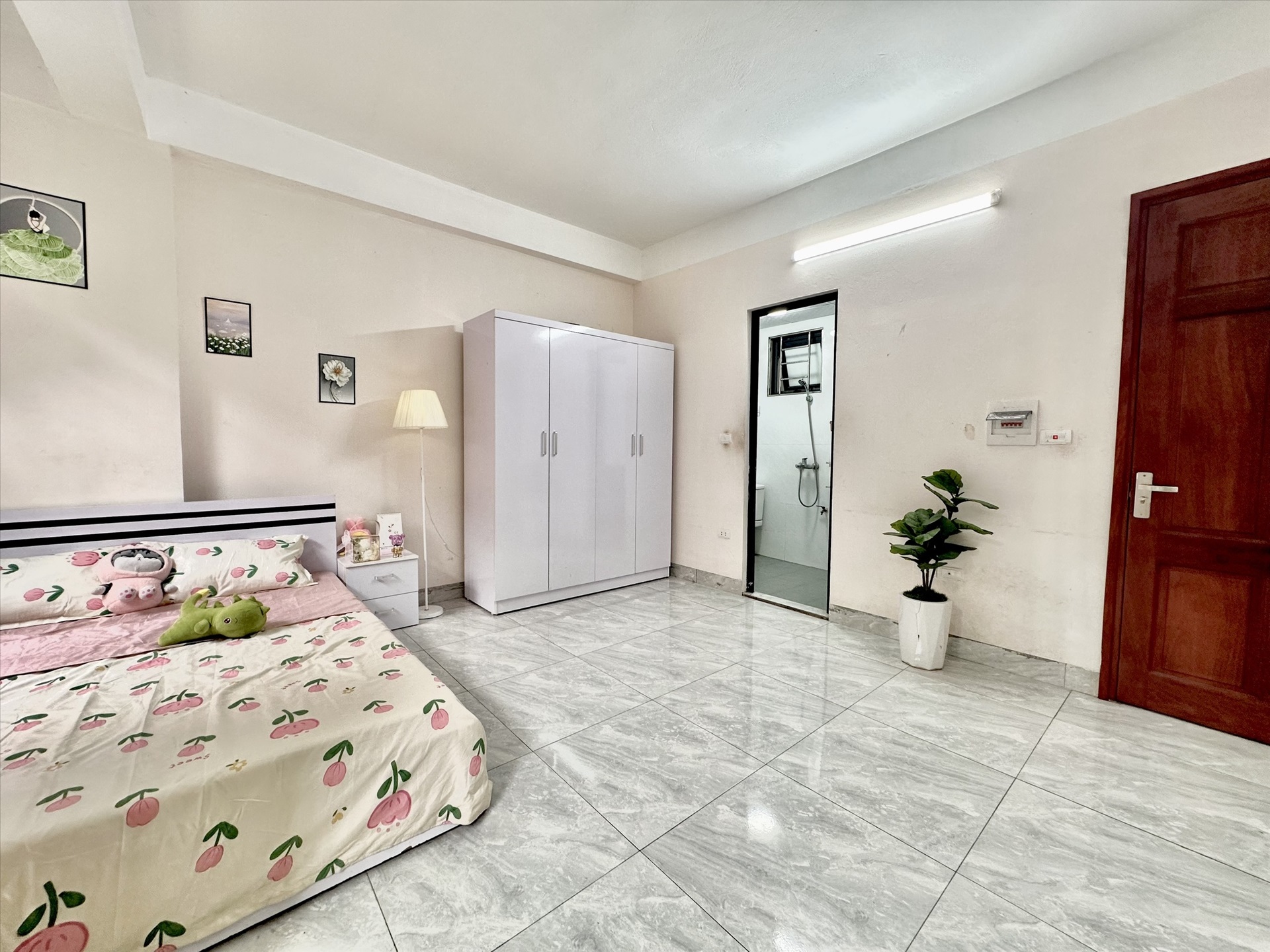 Phòng trọ Studio 30m2 tại Timehouse Thiên Hiền - Nam Từ Liêm - Phòng ngủ