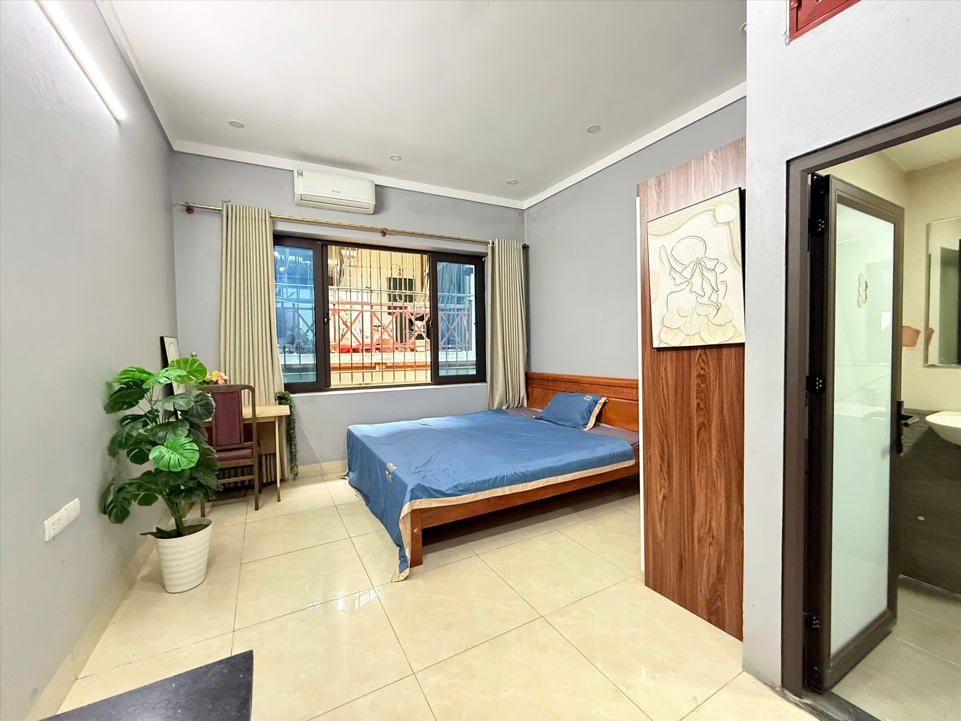 Phòng trọ Studio 25m2 tại Timehouse 4 Mỹ Đình - Nam Từ Liêm - Phòng ngủ