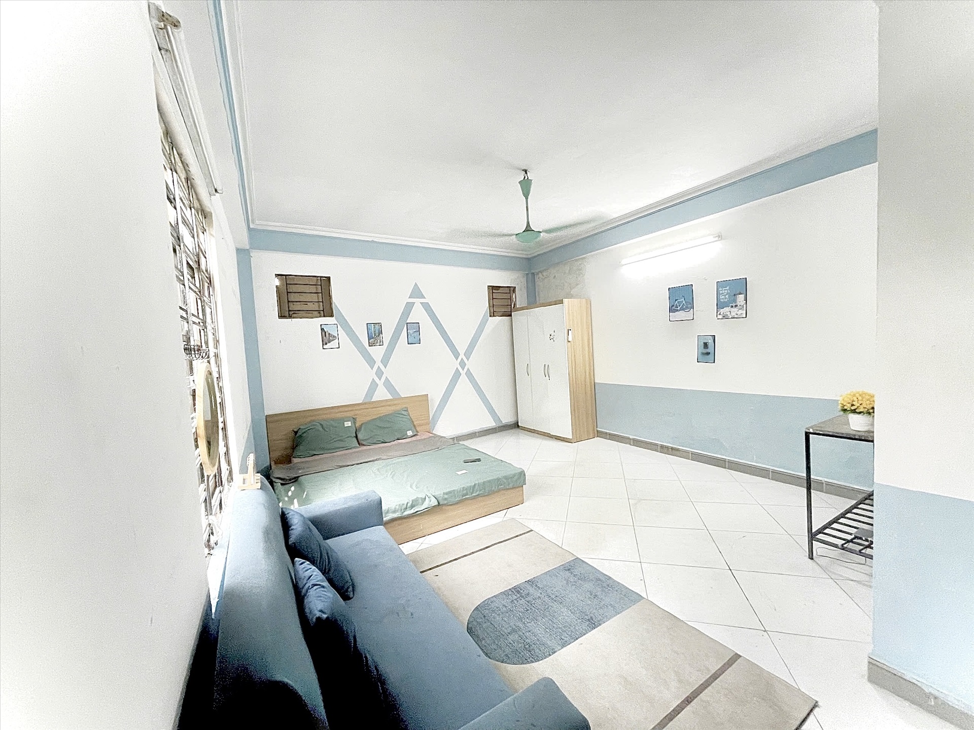 Phòng trọ Studio 25m2 tại Time House 1 Cầu Diễn - Bắc Từ Liêm - Phòng ngủ