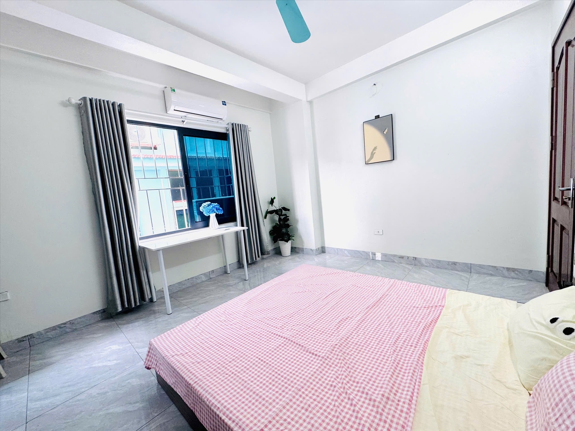 Phòng trọ Studio 25m2 tại Time House 2 Cầu Diễn - Bắc Từ Liêm - Phòng ngủ