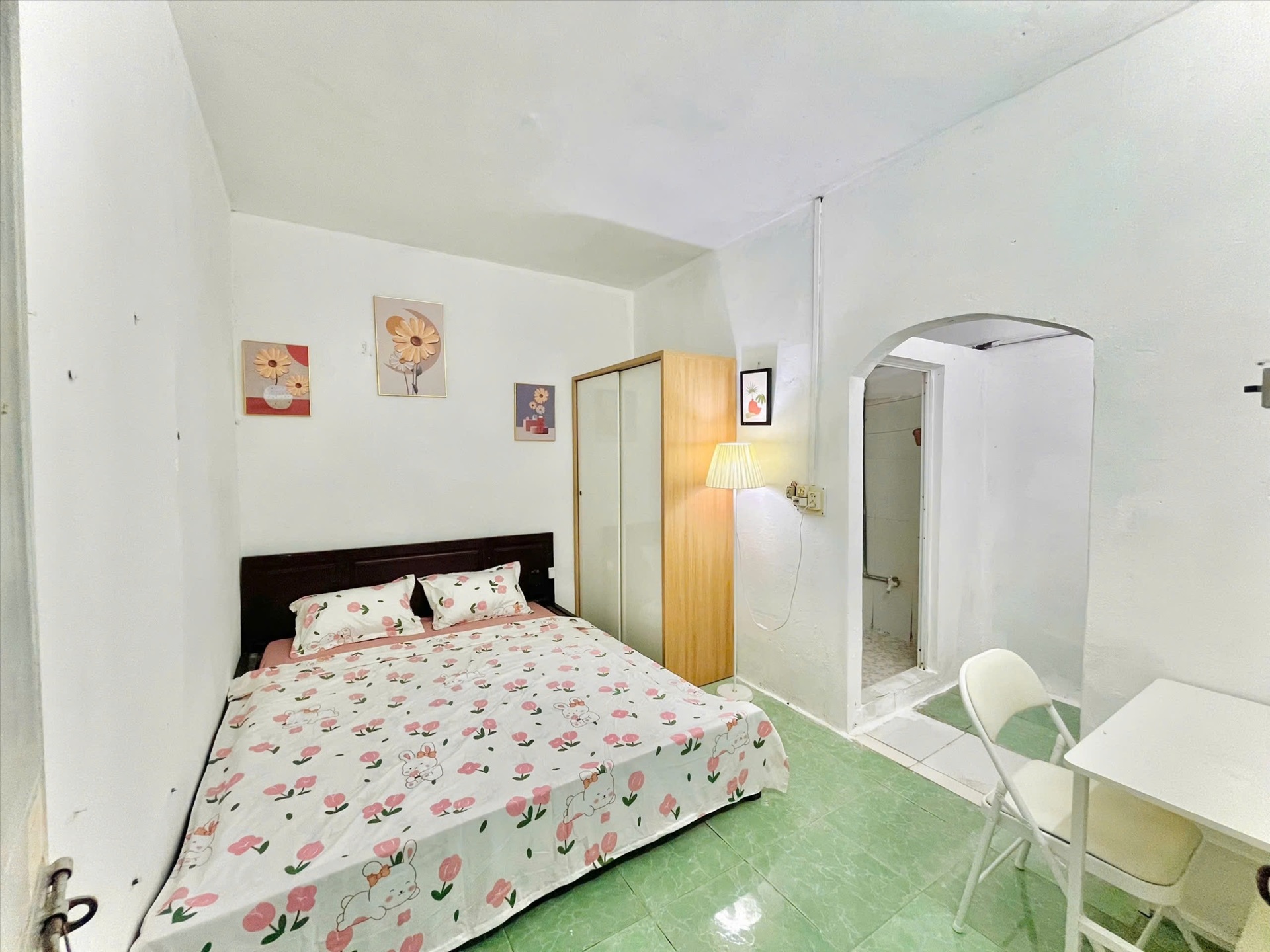 Phòng trọ Studio 20m2 tại Time House 4 Cầu Diễn - Bắc Từ Liêm - Phòng ngủ