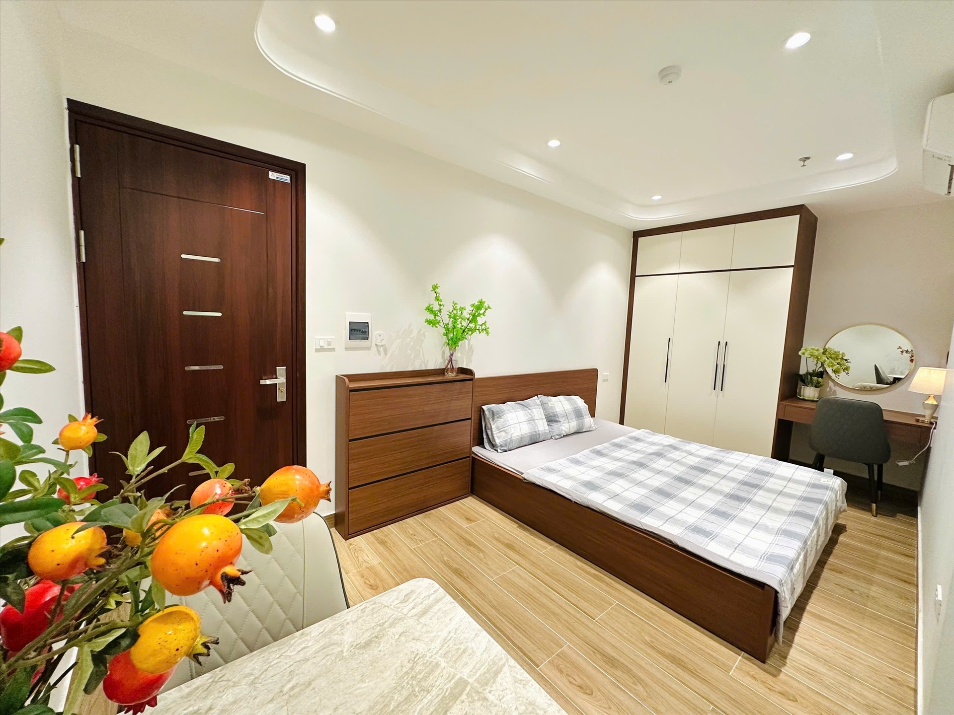 Phòng trọ Studio 30m2 tại TT House Trần Duy Hưng - Cầu Giấy - Phòng ngủ