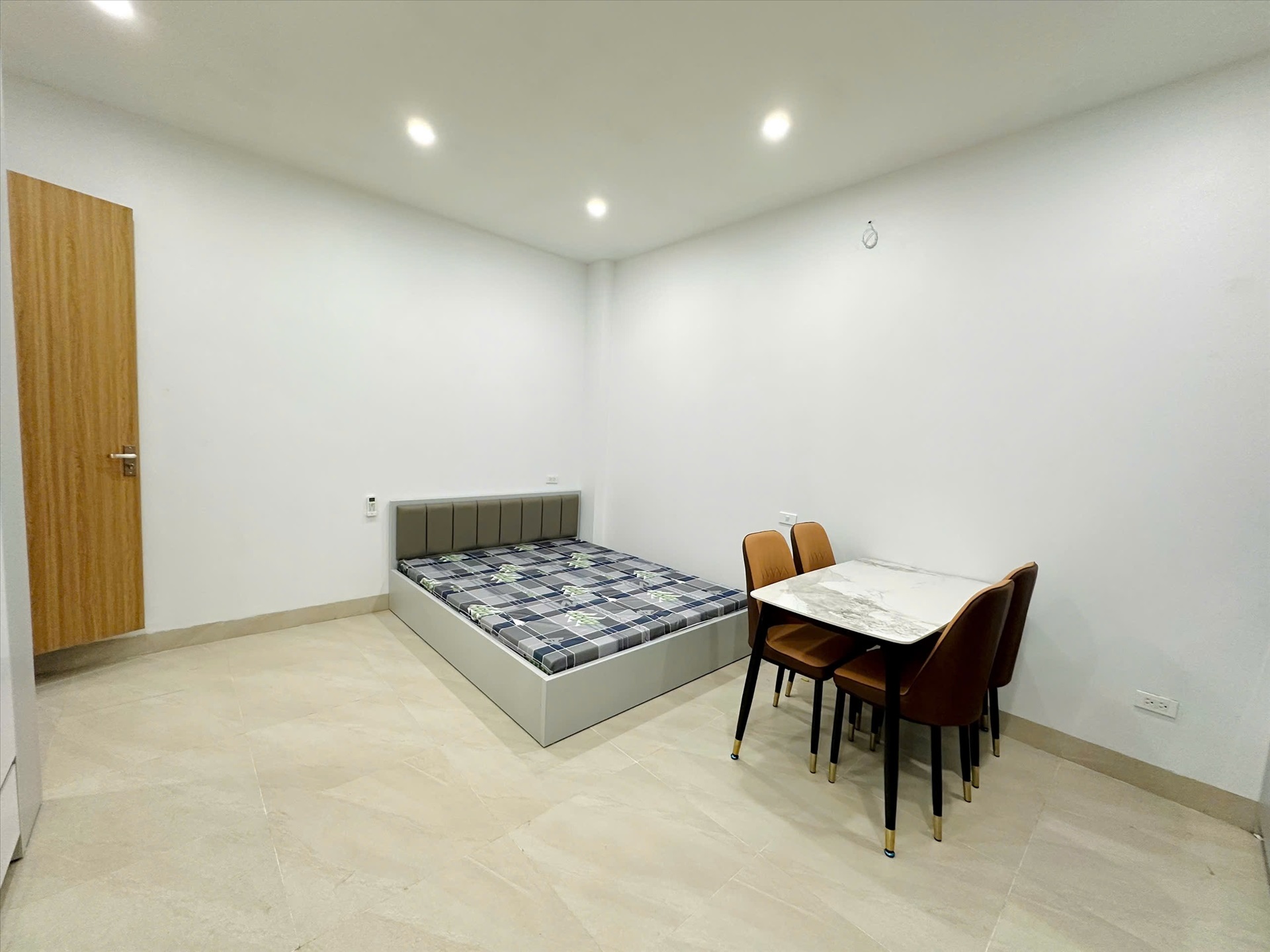 Phòng trọ Studio 35m2 tại TT House 1 Thổ Quan 1 - Đống Đa - Phòng ngủ