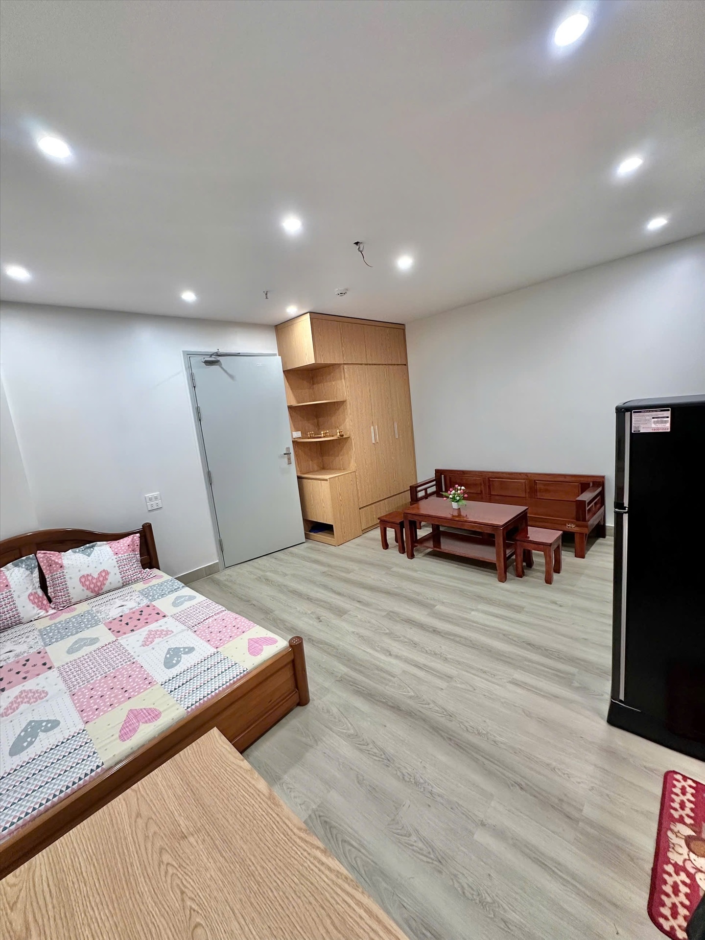 Phòng trọ Studio 30m2 tại GENZ Home Đội Cấn - Ba Đình - Phòng ngủ