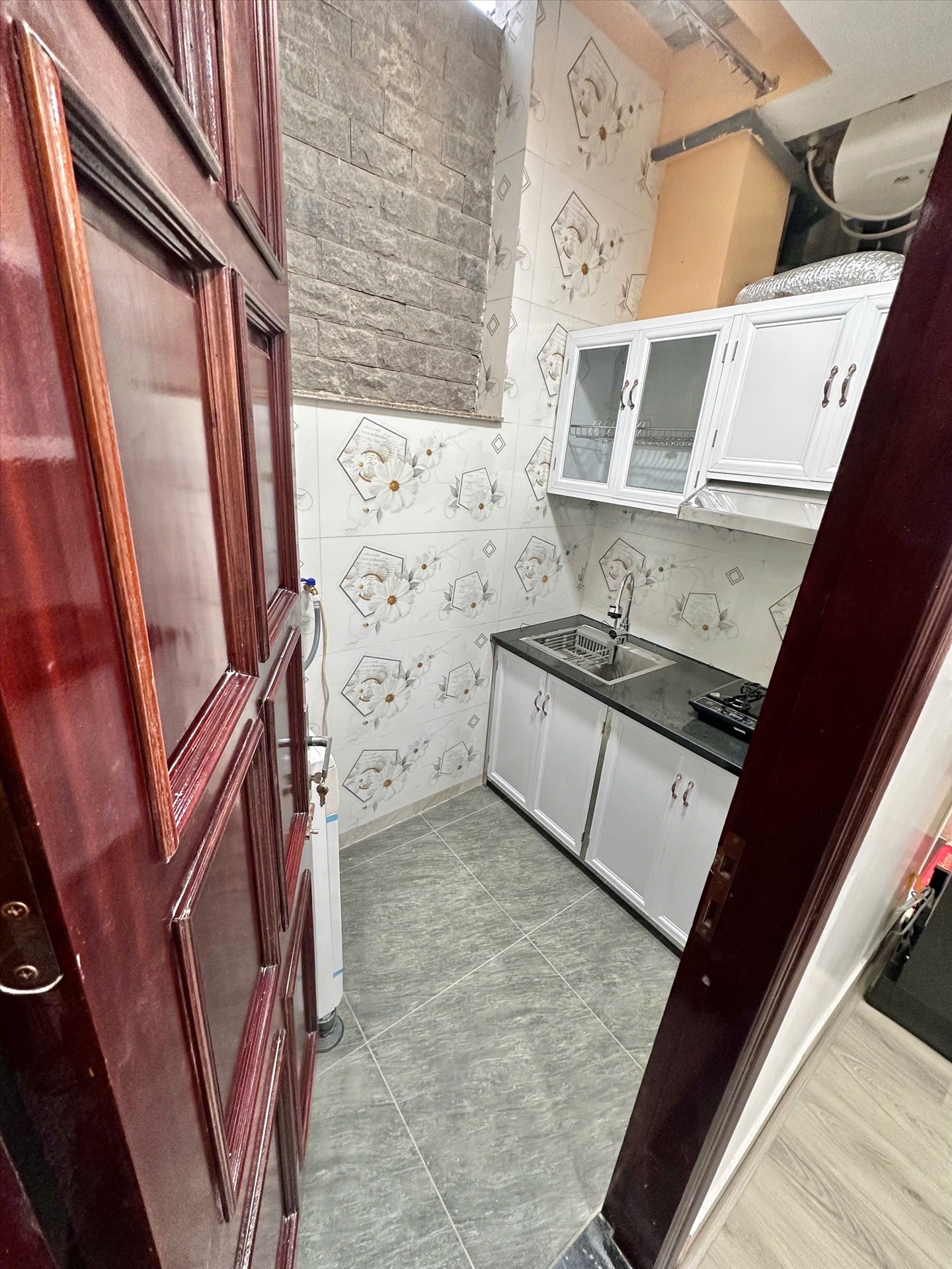 Phòng trọ Studio 30m2 tại GENZ Home Đội Cấn - Ba Đình - Phòng bếp