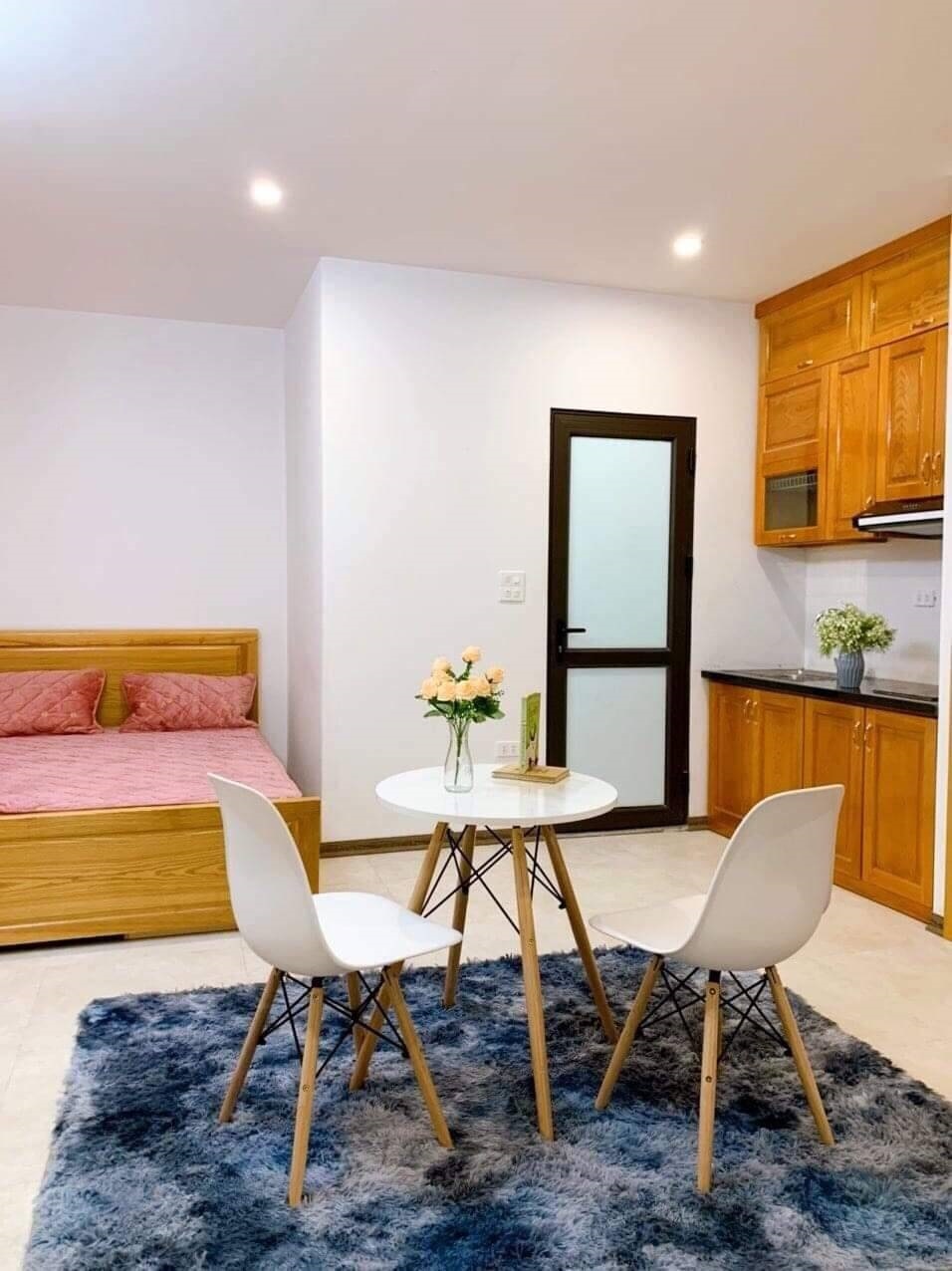 Phòng trọ Studio 25m2 tại Happy Homes Nguyễn Khánh Toàn - Cầu Giấy - Phòng bếp