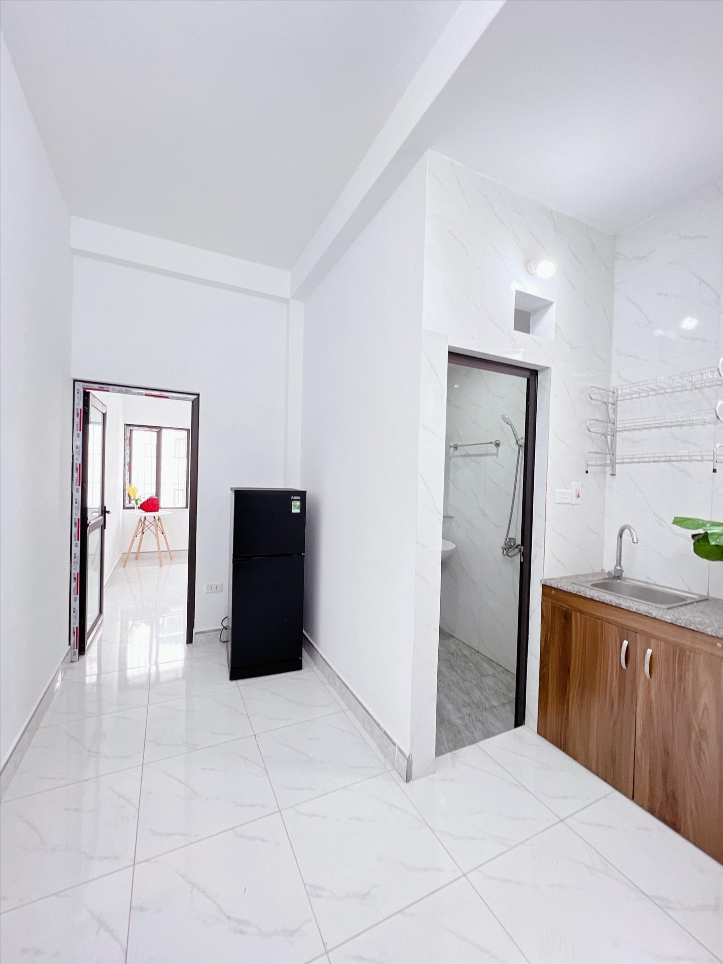 Phòng trọ 1 Phòng ngủ 28m2 tại Happyhomes Hồ Tùng Mậu - Cầu Giấy - Phòng bếp