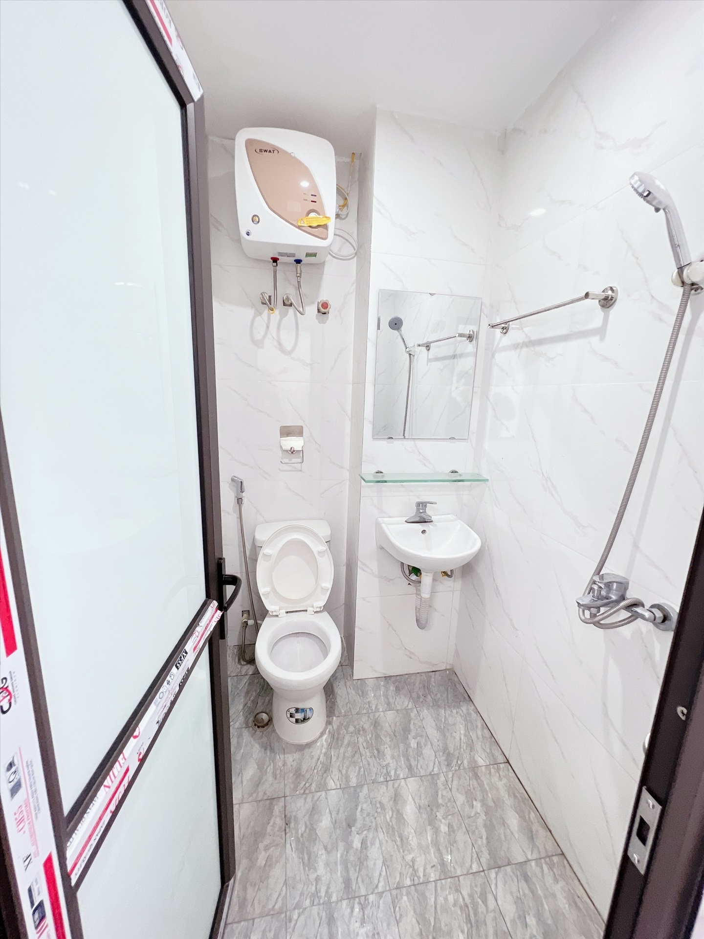 Phòng trọ 1 Phòng ngủ 28m2 tại Happyhomes Hồ Tùng Mậu - Cầu Giấy - Phòng tắm