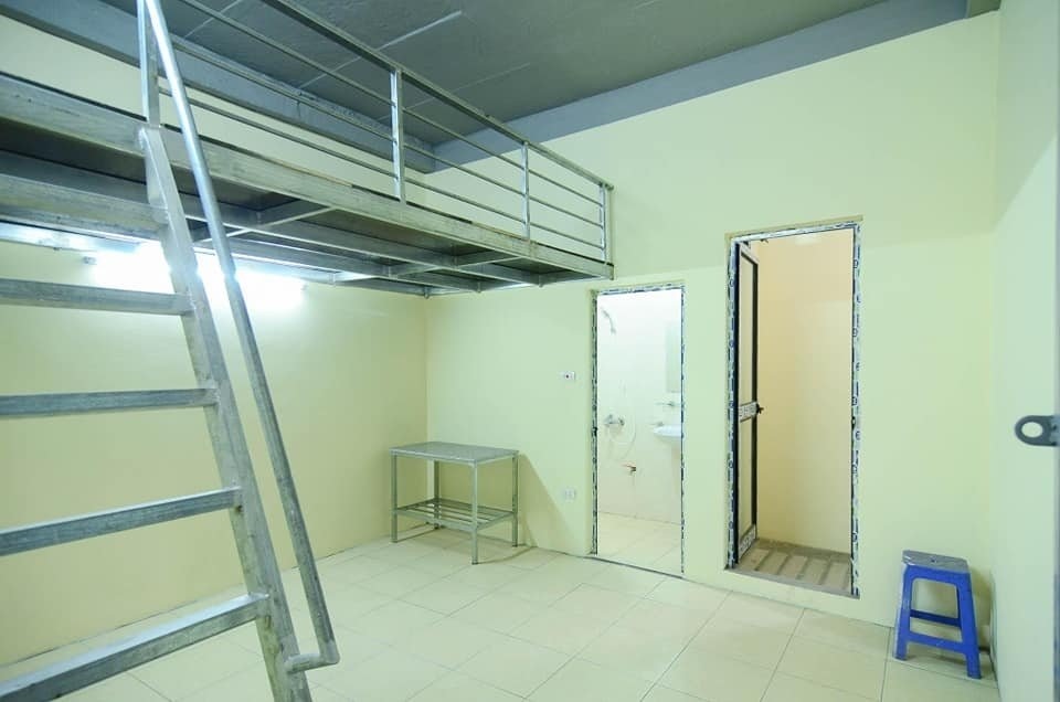 Phòng trọ Duplex 25m2 tại HappyHomes Hồ Tùng Mậu - Nam Từ Liêm - Phòng khách