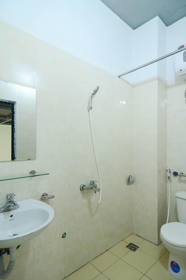Phòng trọ Duplex 25m2 tại HappyHomes Hồ Tùng Mậu - Nam Từ Liêm - Phòng tắm