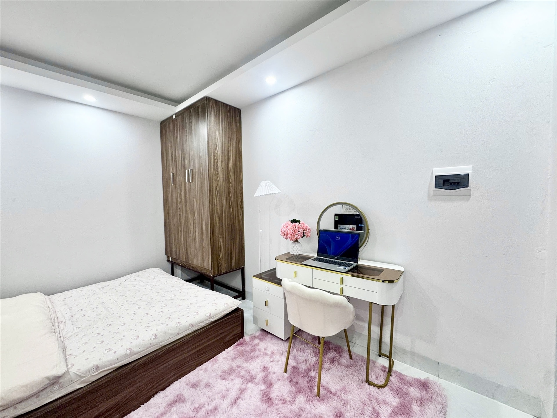Phòng trọ Studio 25m2 tại Time House 10 Cổ Nhuế - Bắc Từ Liêm - Phòng ngủ