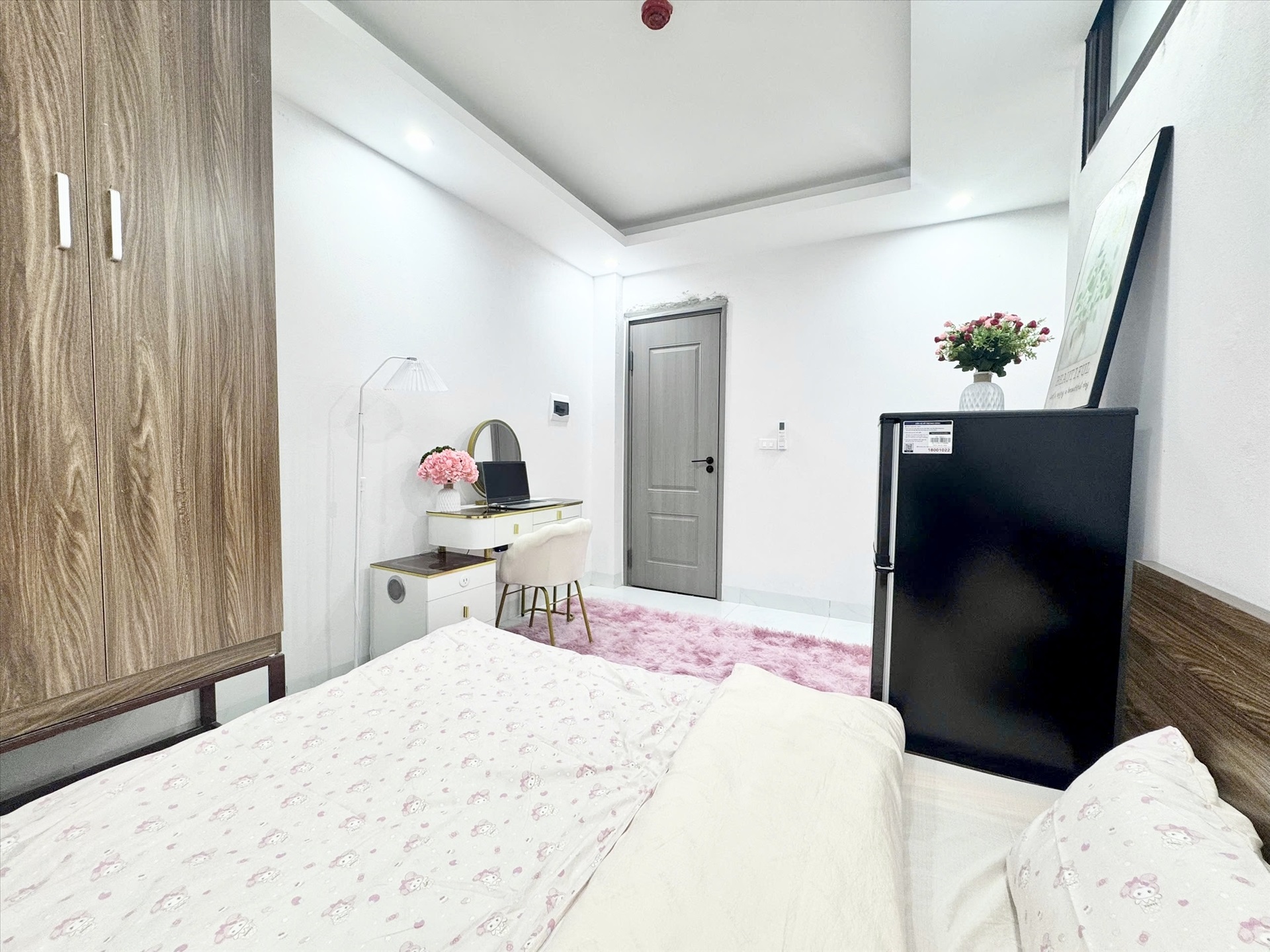 Phòng trọ Studio 25m2 tại Time House 10 Cổ Nhuế - Bắc Từ Liêm - Phòng ngủ