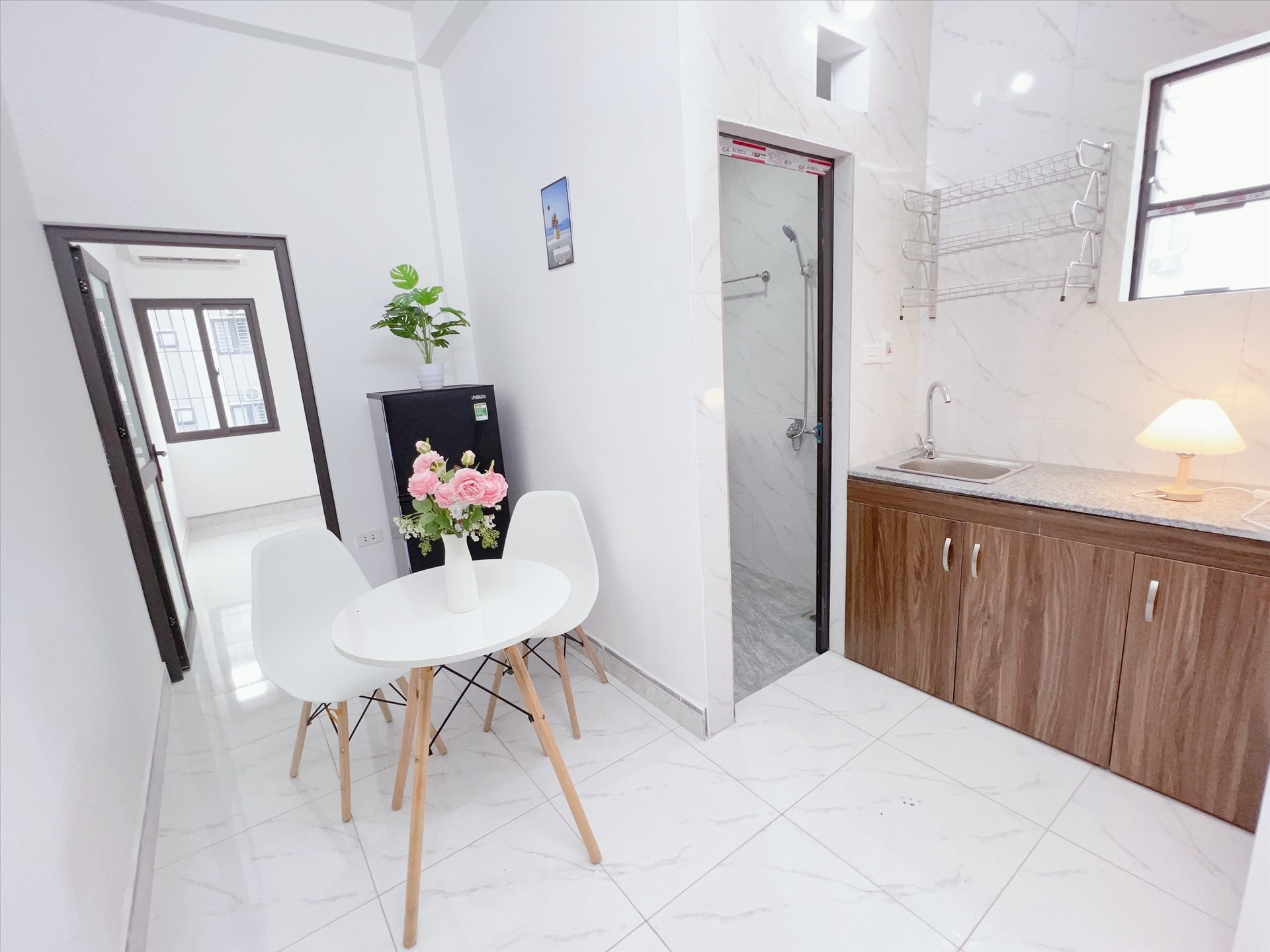 Phòng trọ 1 Phòng ngủ 28m2 tại Happyhomes Hồ Tùng Mậu - Cầu Giấy - Phòng bếp