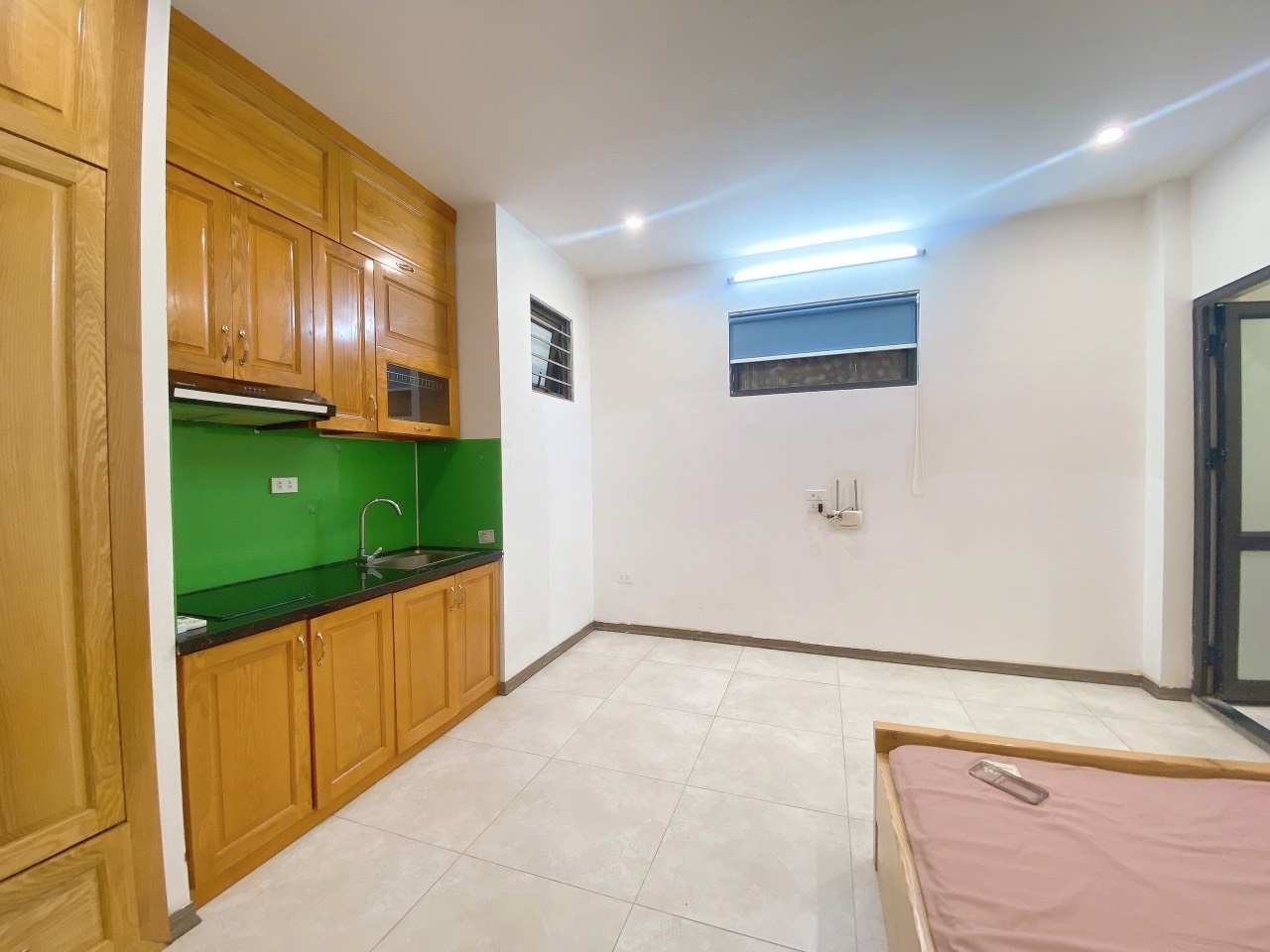 Phòng trọ Studio 25m2 tại Happy Homes Nguyễn Khánh Toàn - Cầu Giấy - Phòng bếp