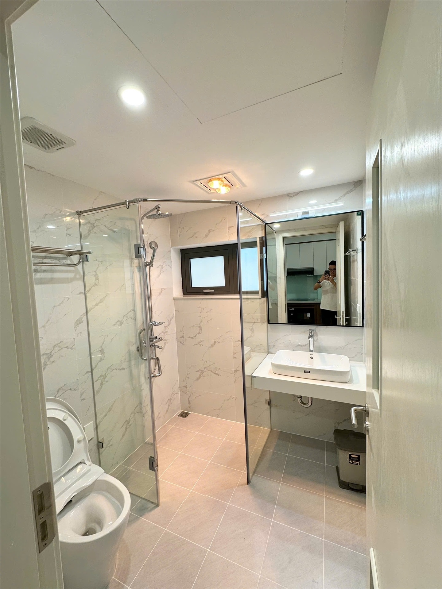 Phòng trọ 1 Phòng ngủ 45m2 tại GENZ Home 1 Đội Cấn - Ba Đình - Phòng tắm